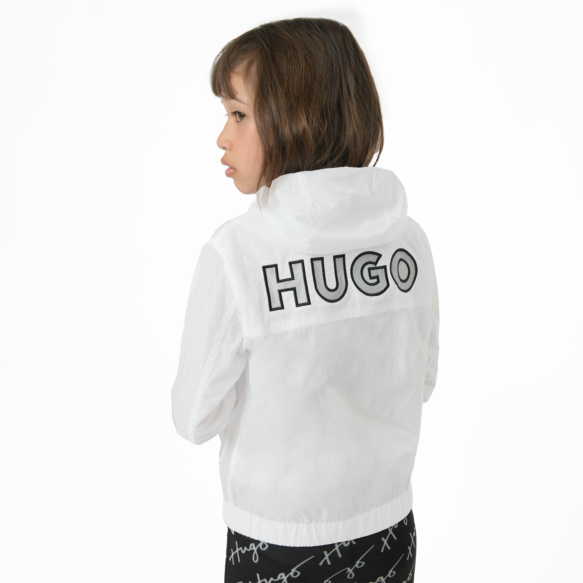 Hooded windcheater HUGO for GIRL