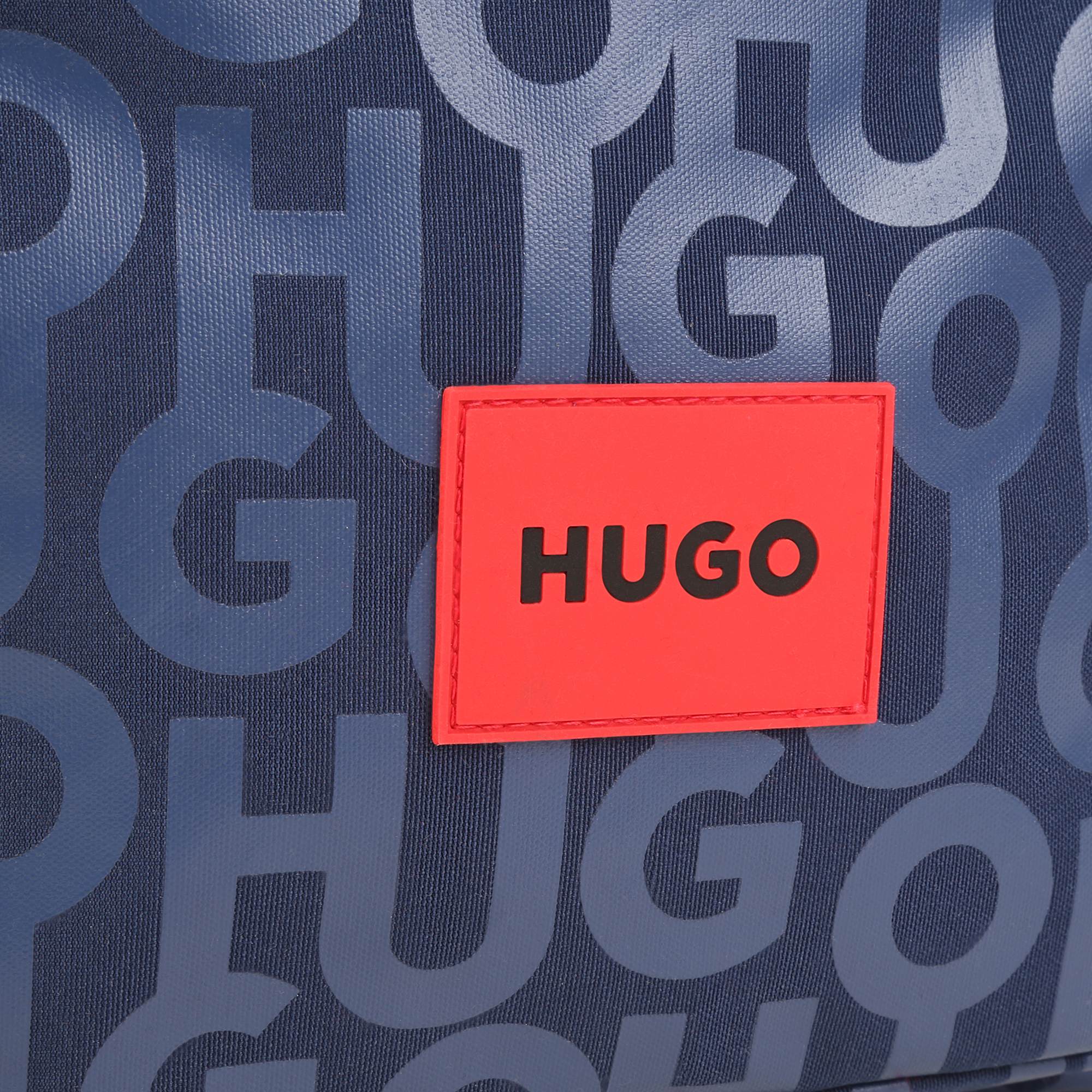 Rugzak met monogramprint HUGO Voor