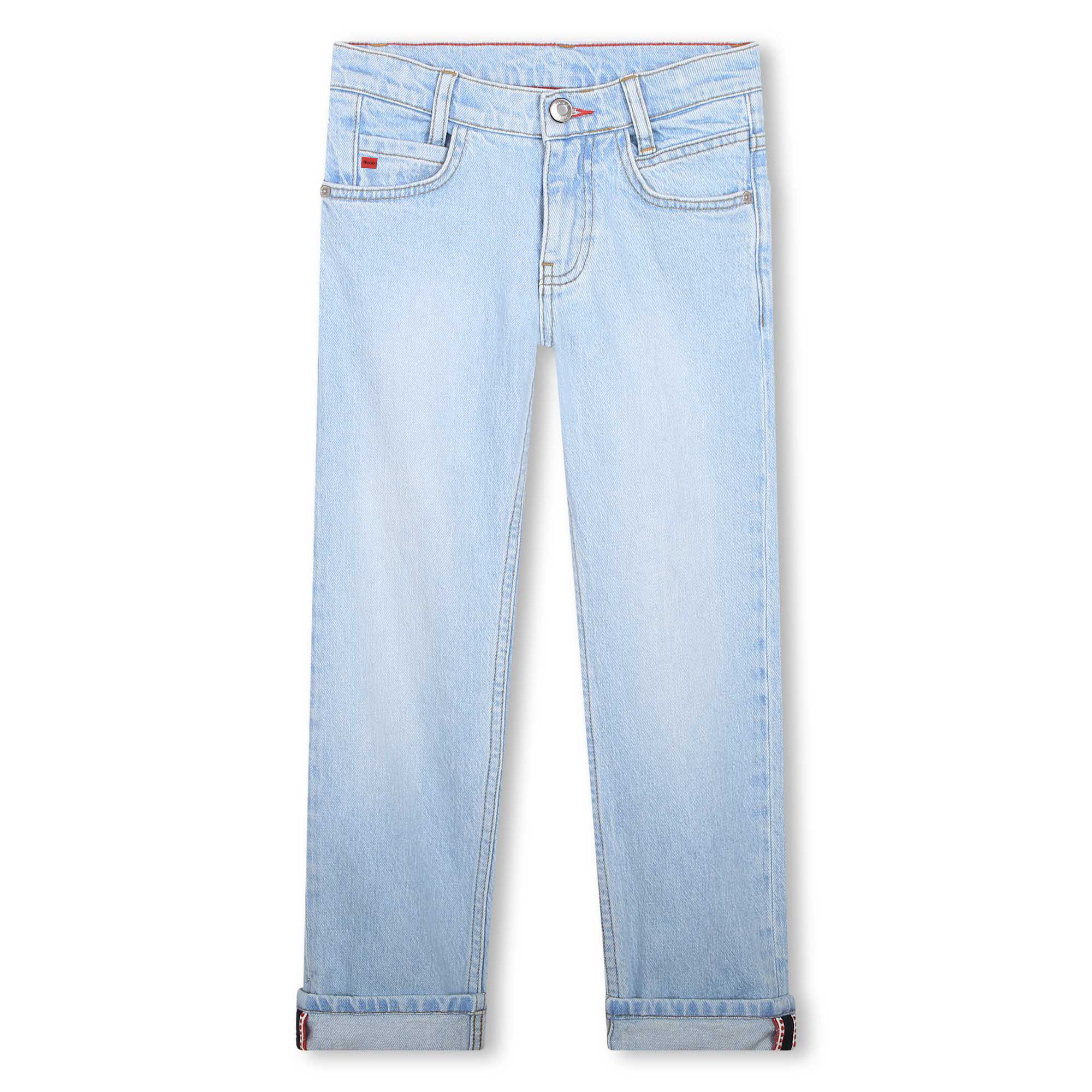 Rechte jeans met 5 zakken HUGO Voor