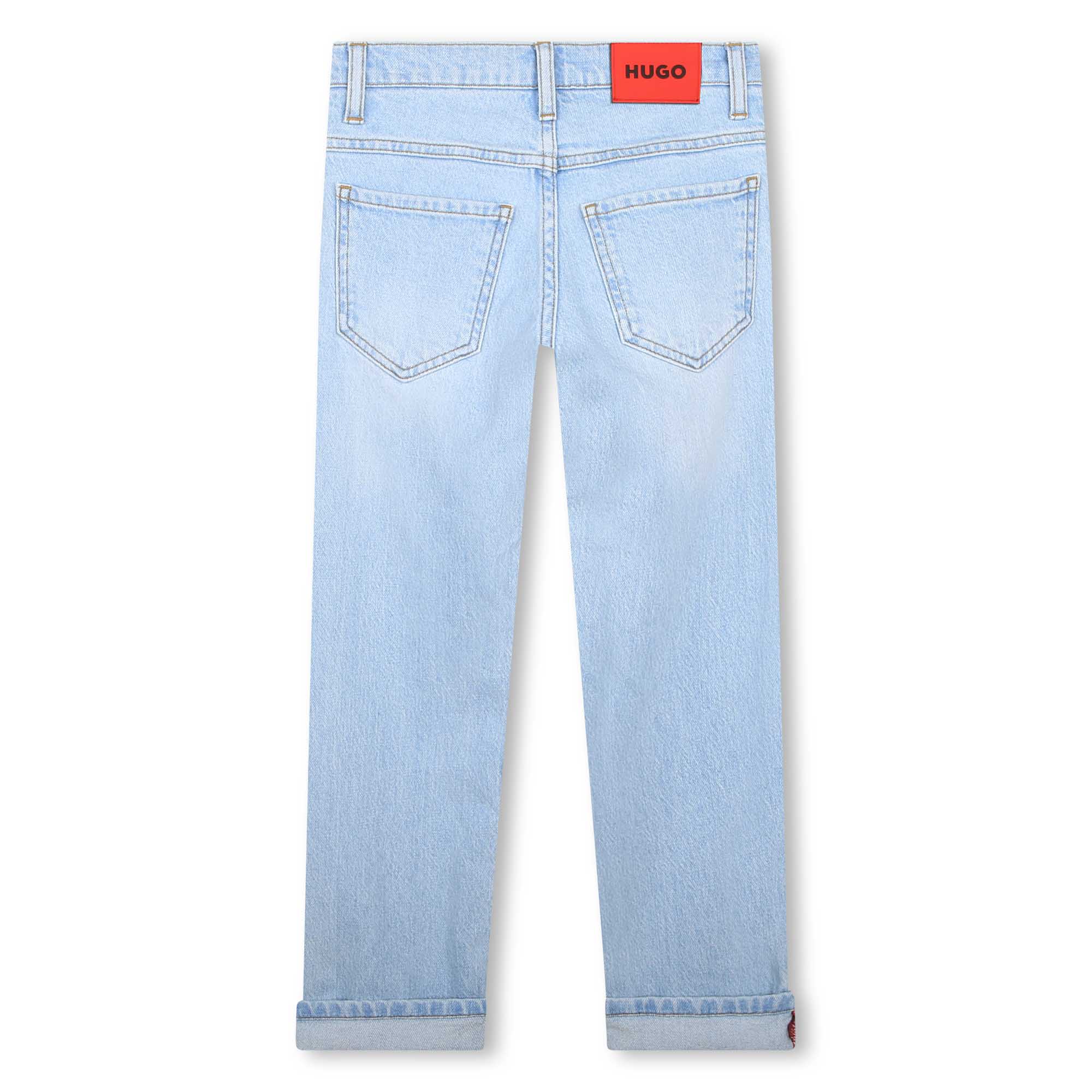Rechte jeans met 5 zakken HUGO Voor