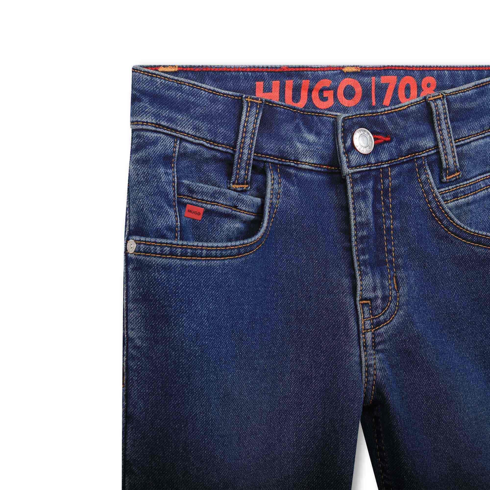 Taillierte jeans HUGO Für JUNGE