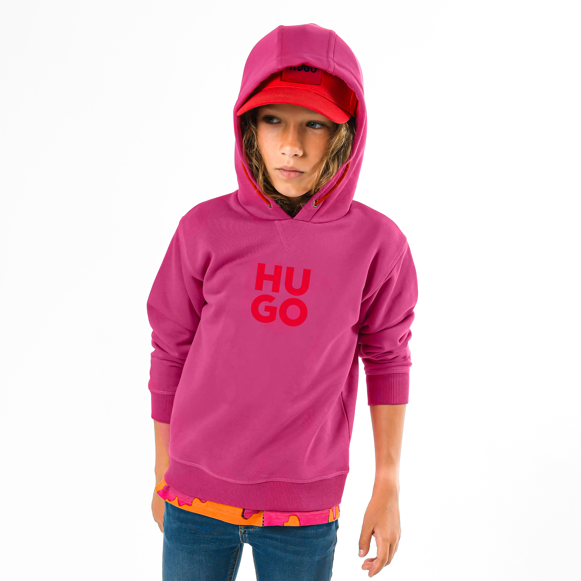 Sweatshirt met capuchon HUGO Voor