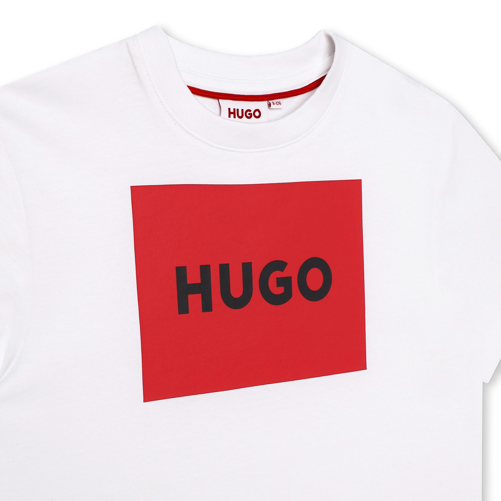 T-shirt with framed logo print HUGO for BOY