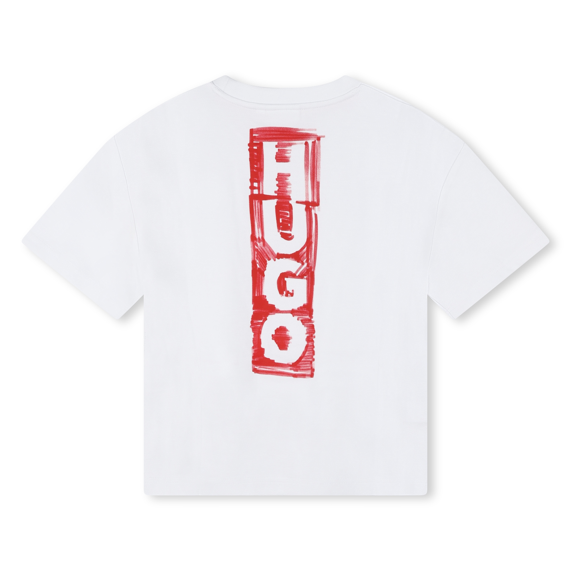 T-shirt stampa fronteretro HUGO Per RAGAZZO