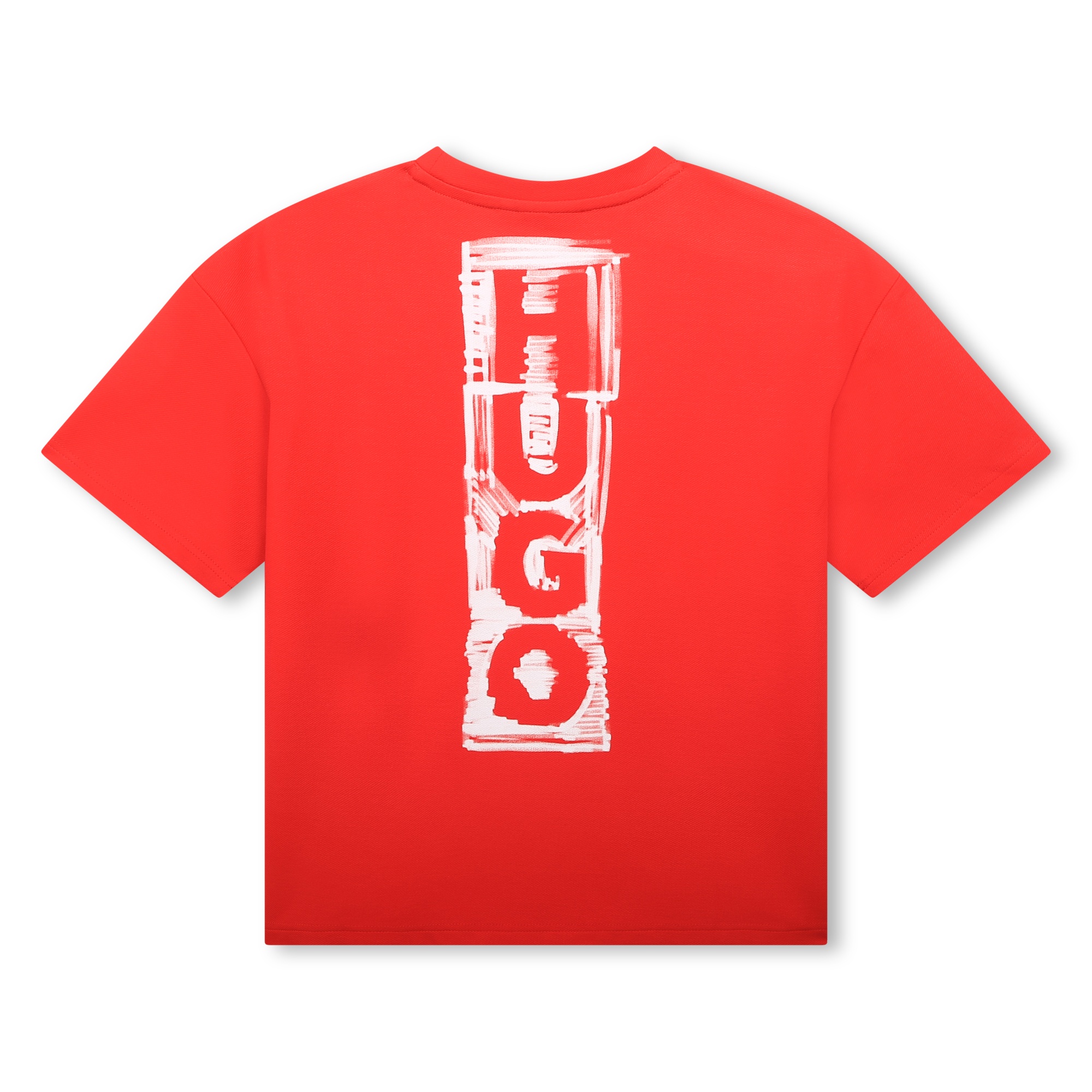 T-shirt imprimé devant et dos HUGO pour GARCON