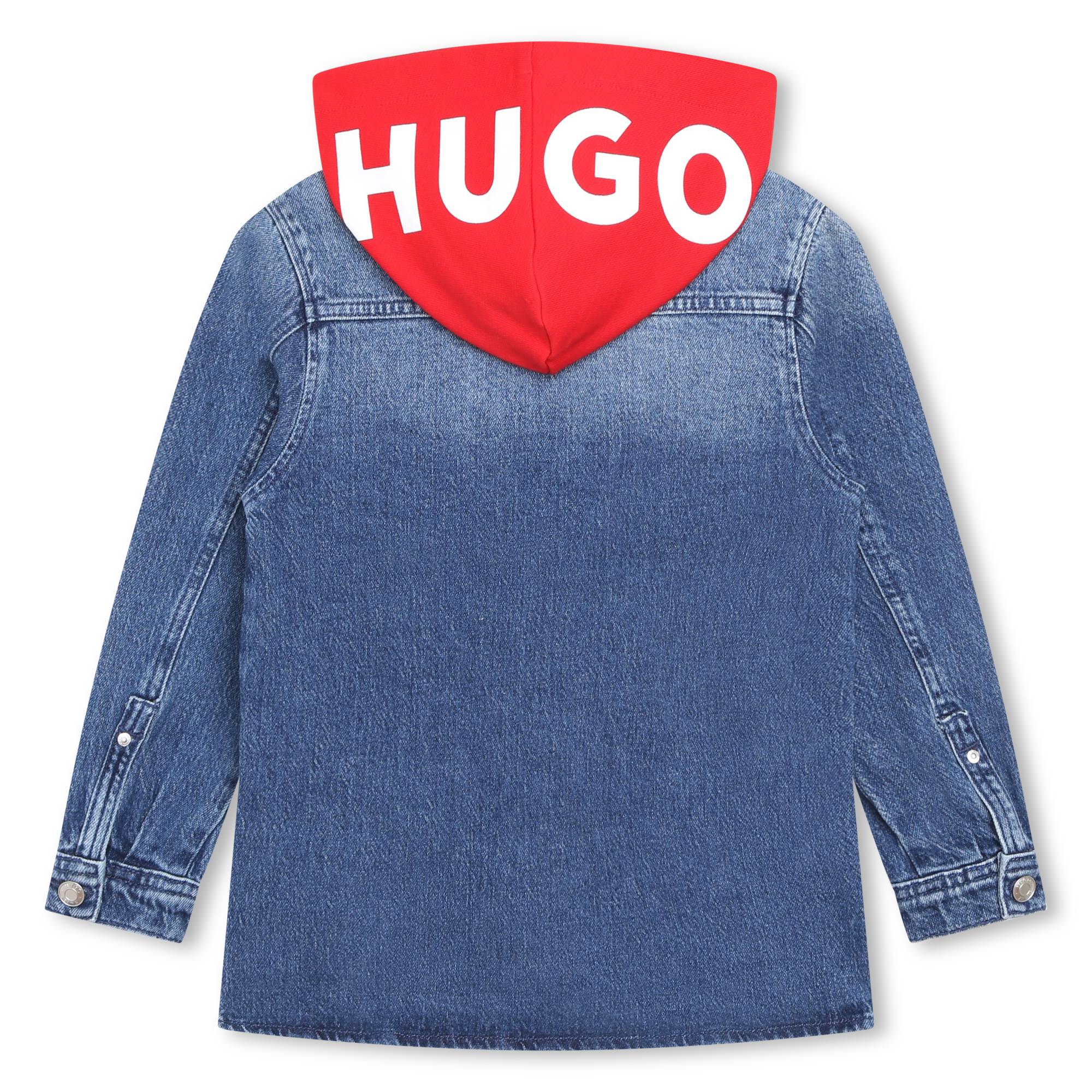 Jeansjacke mit Kapuze HUGO Für JUNGE