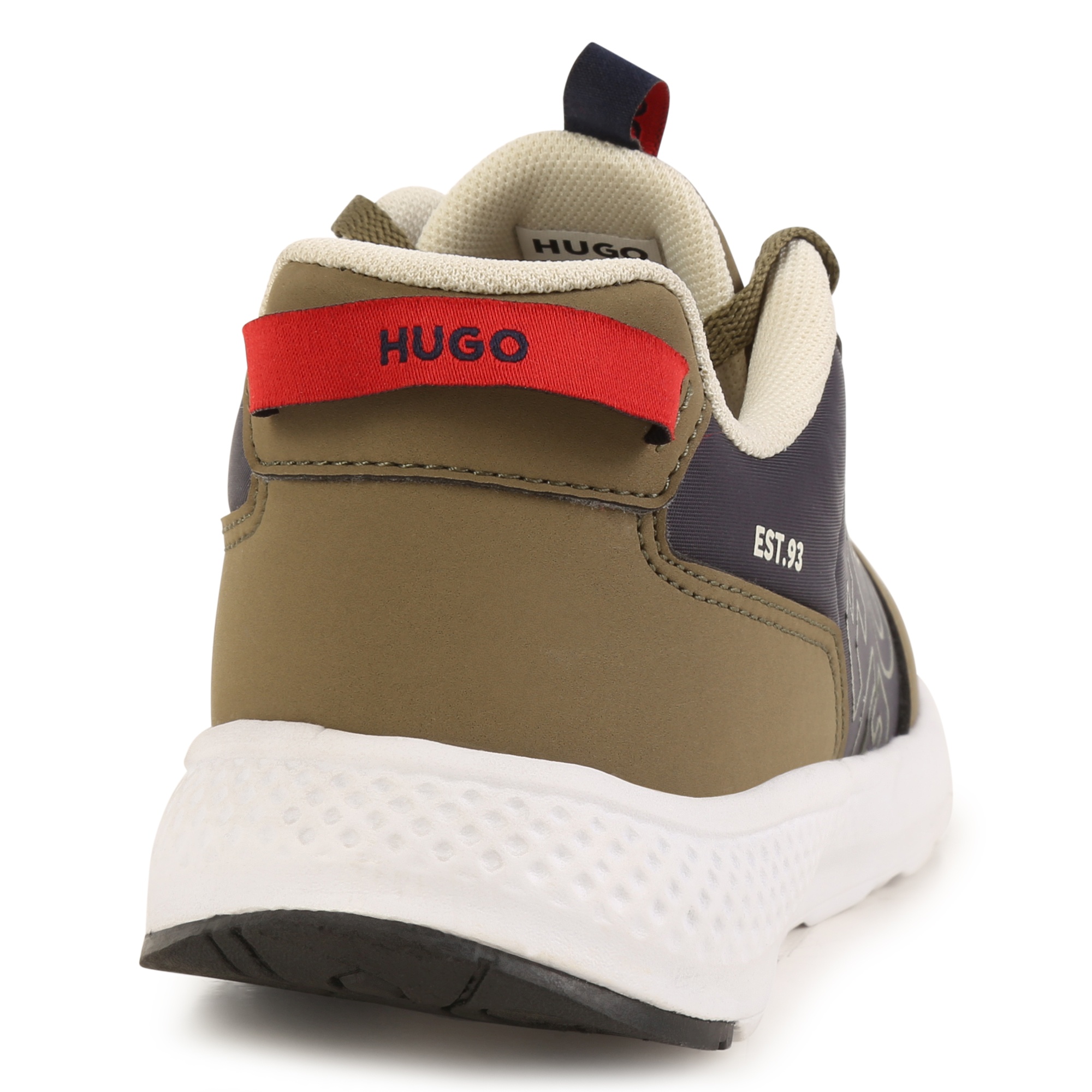 Bi-material lace-up trainers HUGO for BOY
