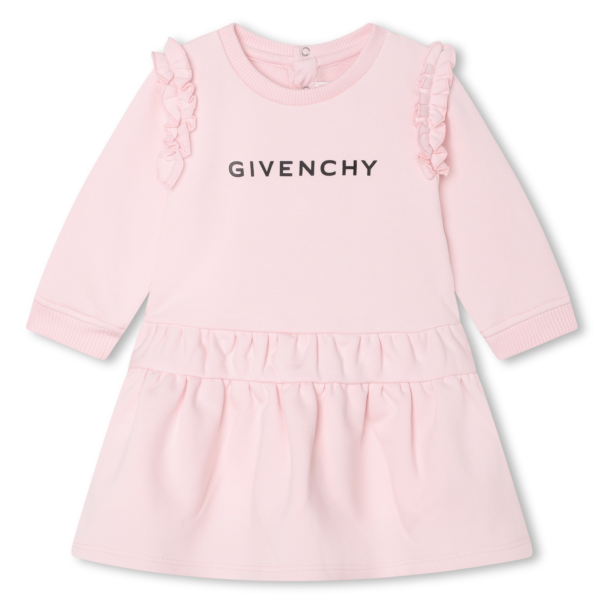 givenchy robe à volants fille 2a rose