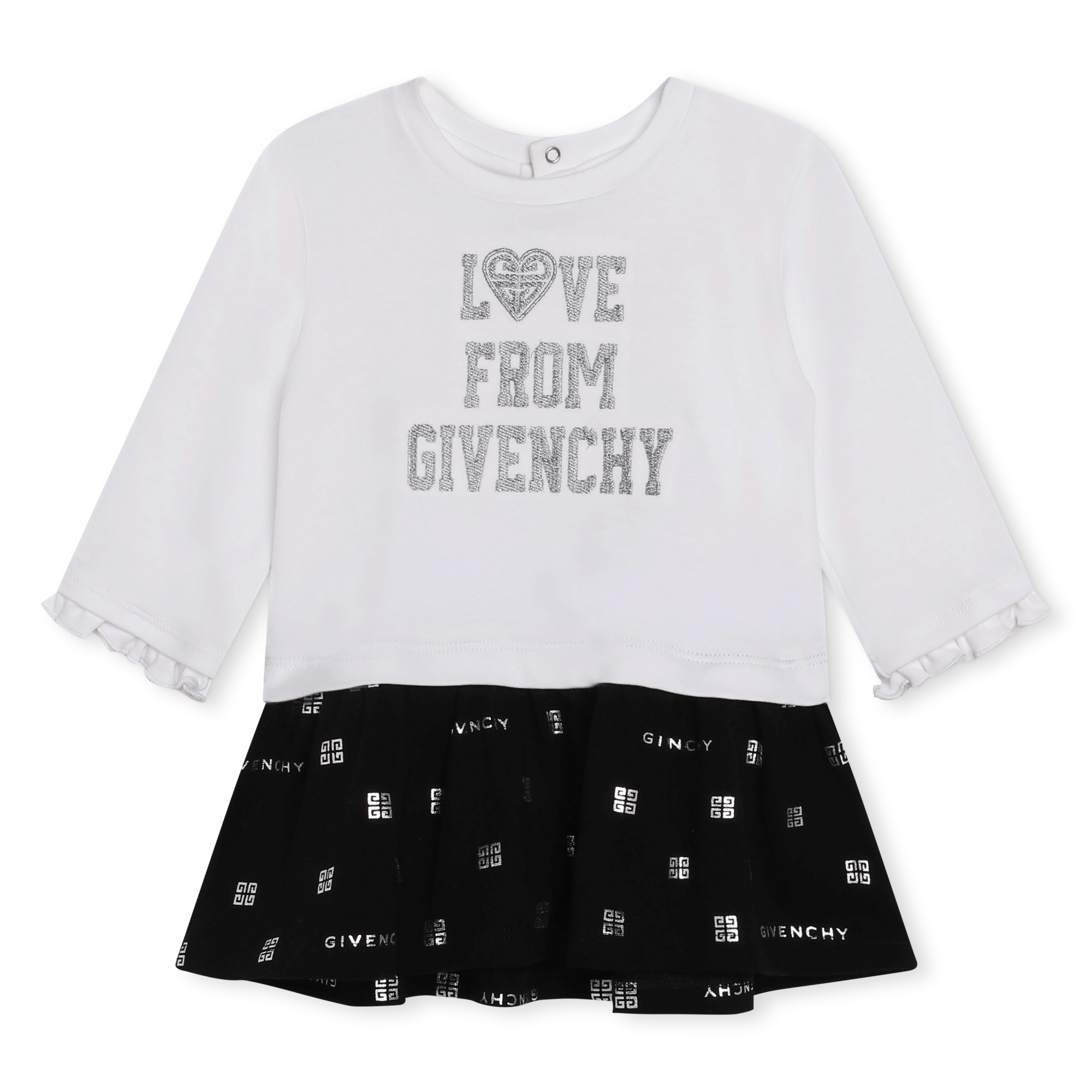 Two-material knitted dress GIVENCHY for GIRL