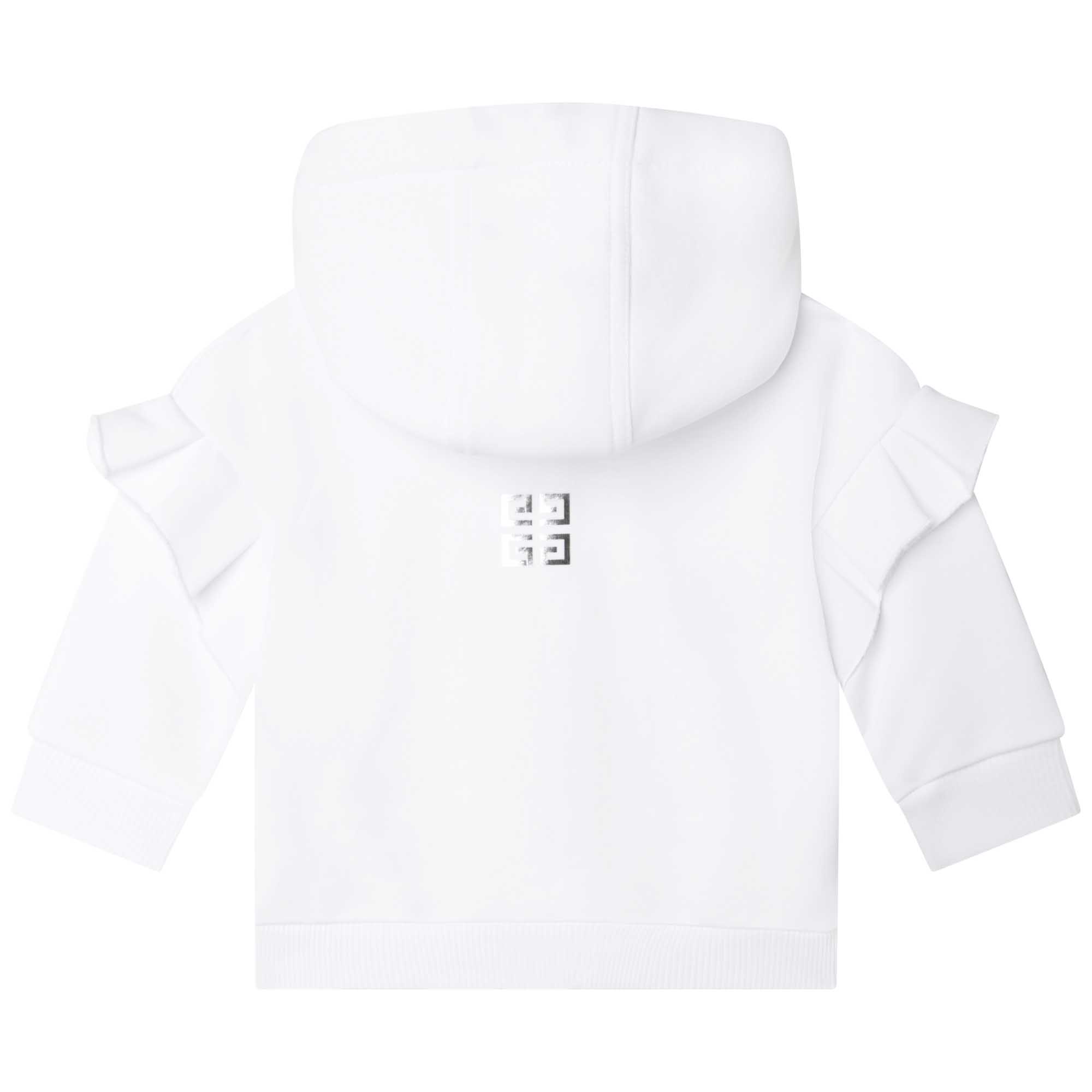 Fleece zip-up sweatshirt GIVENCHY for GIRL