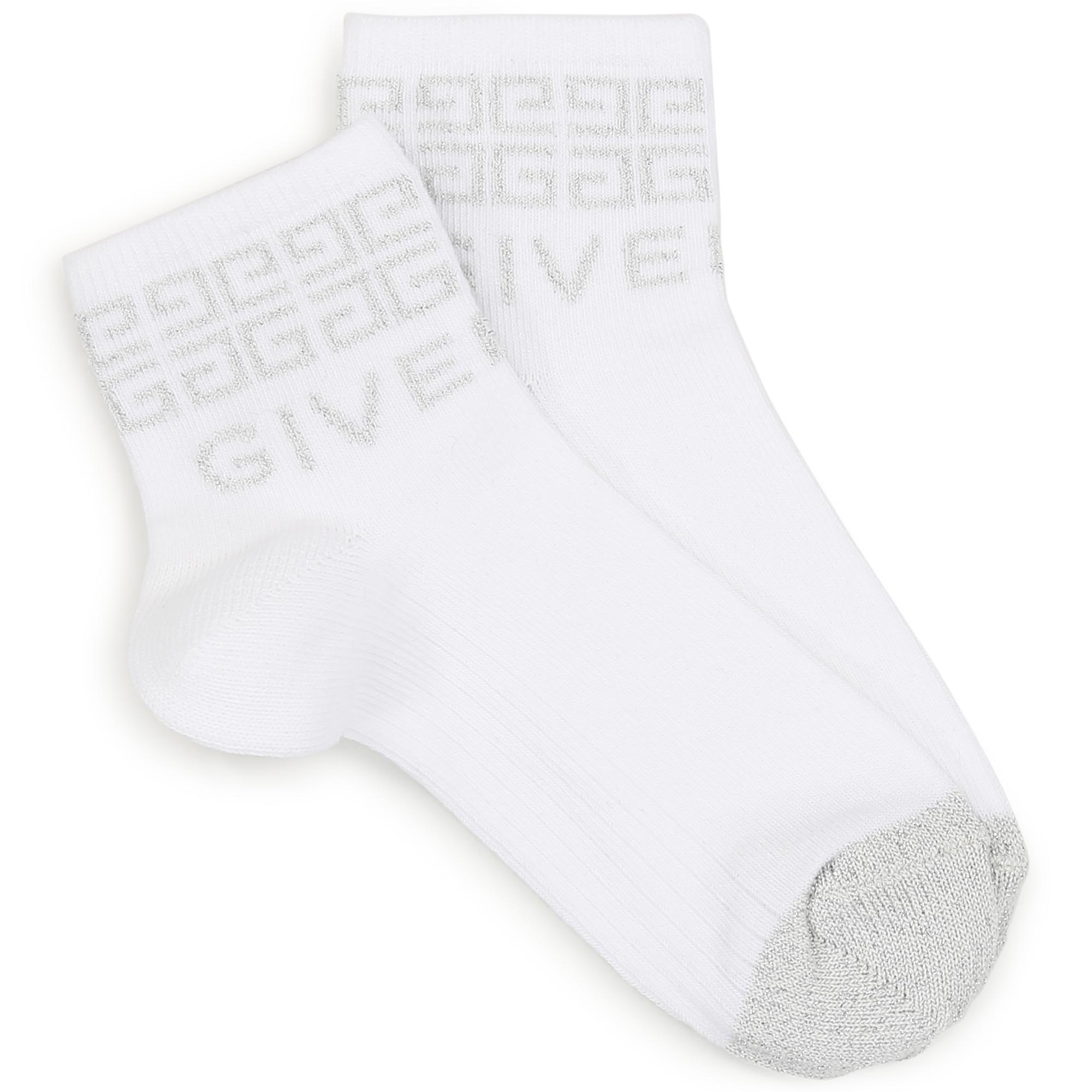 2-pair patterned ankle socks GIVENCHY for GIRL