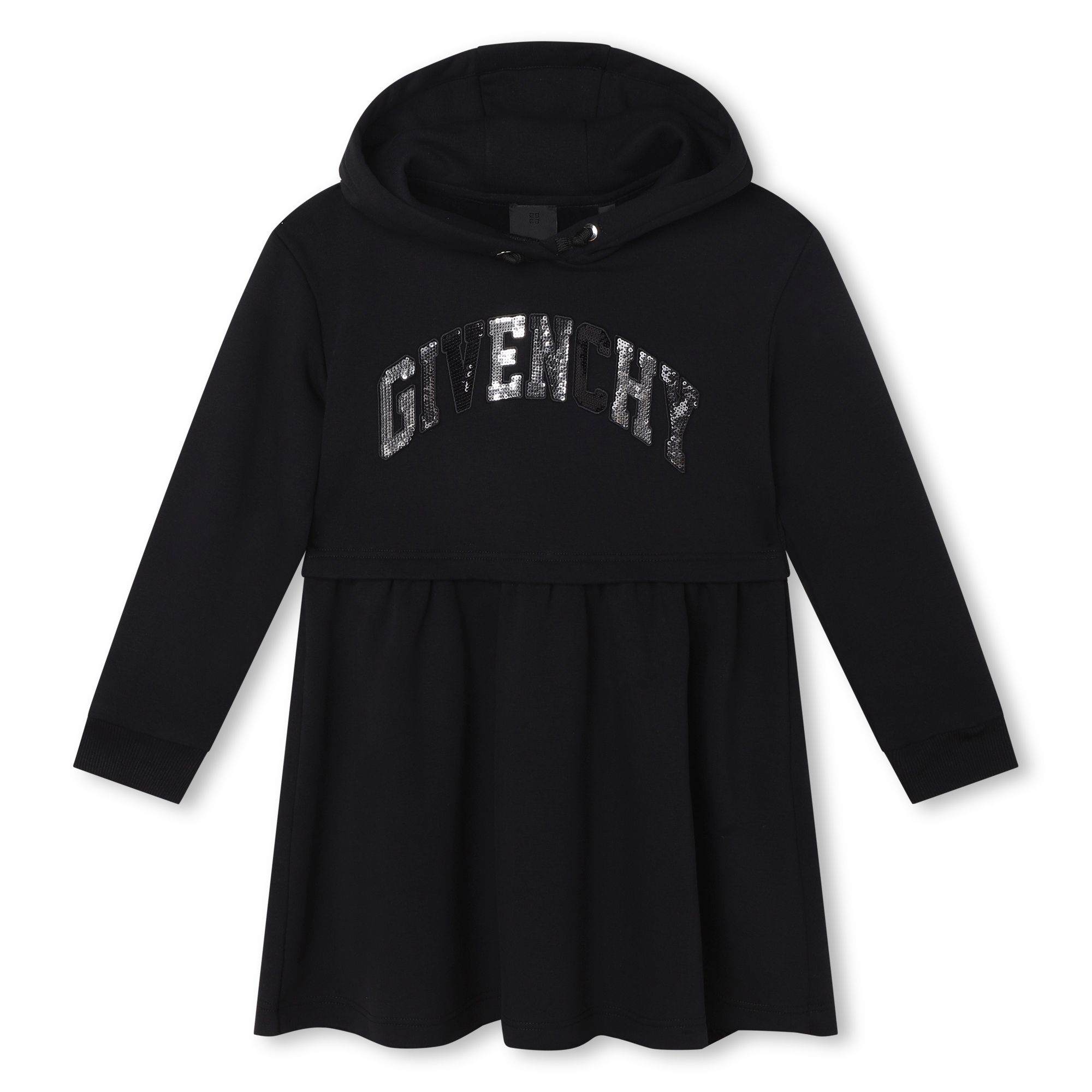 Hooded dress with sequins GIVENCHY for GIRL