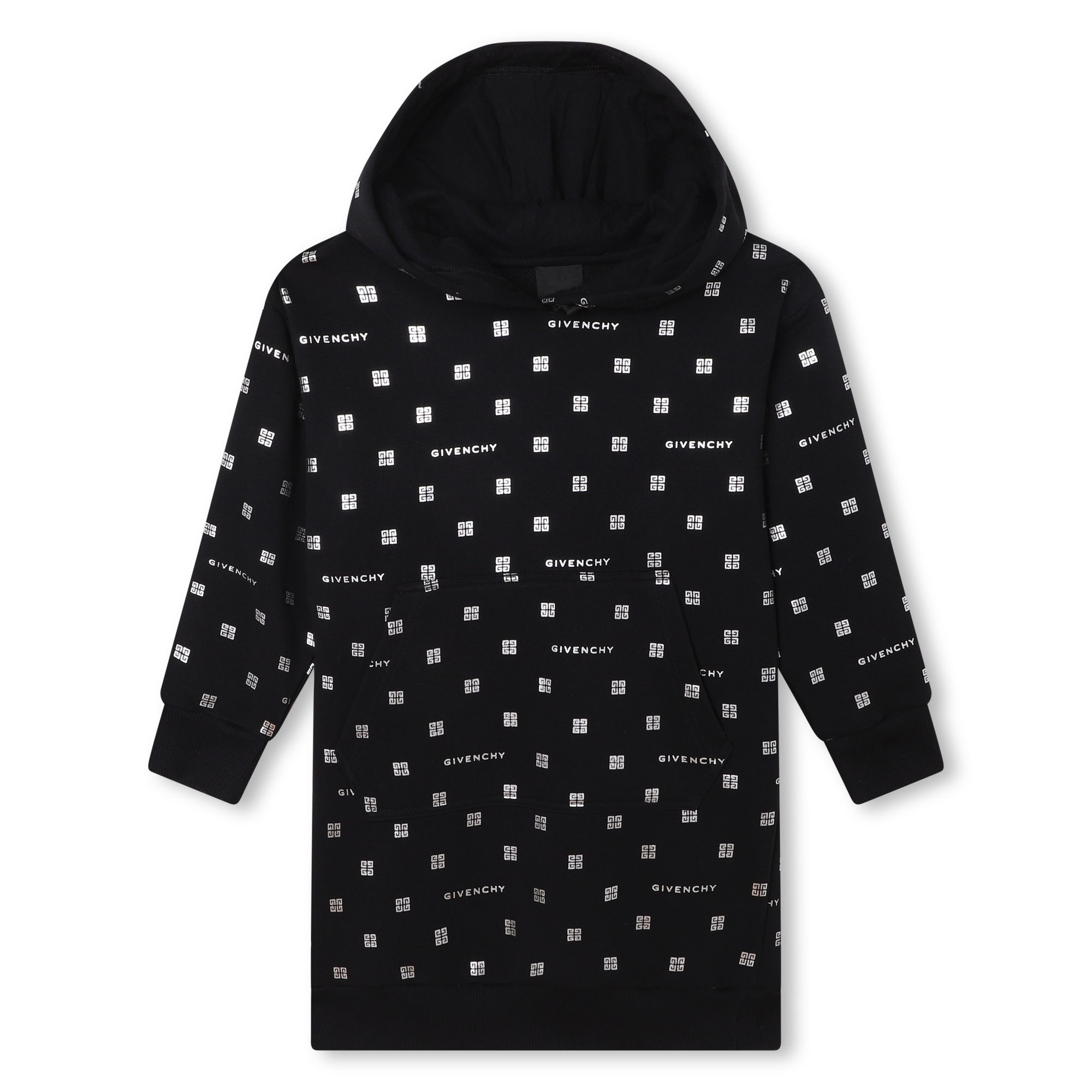 Straight hooded fleece dress GIVENCHY for GIRL
