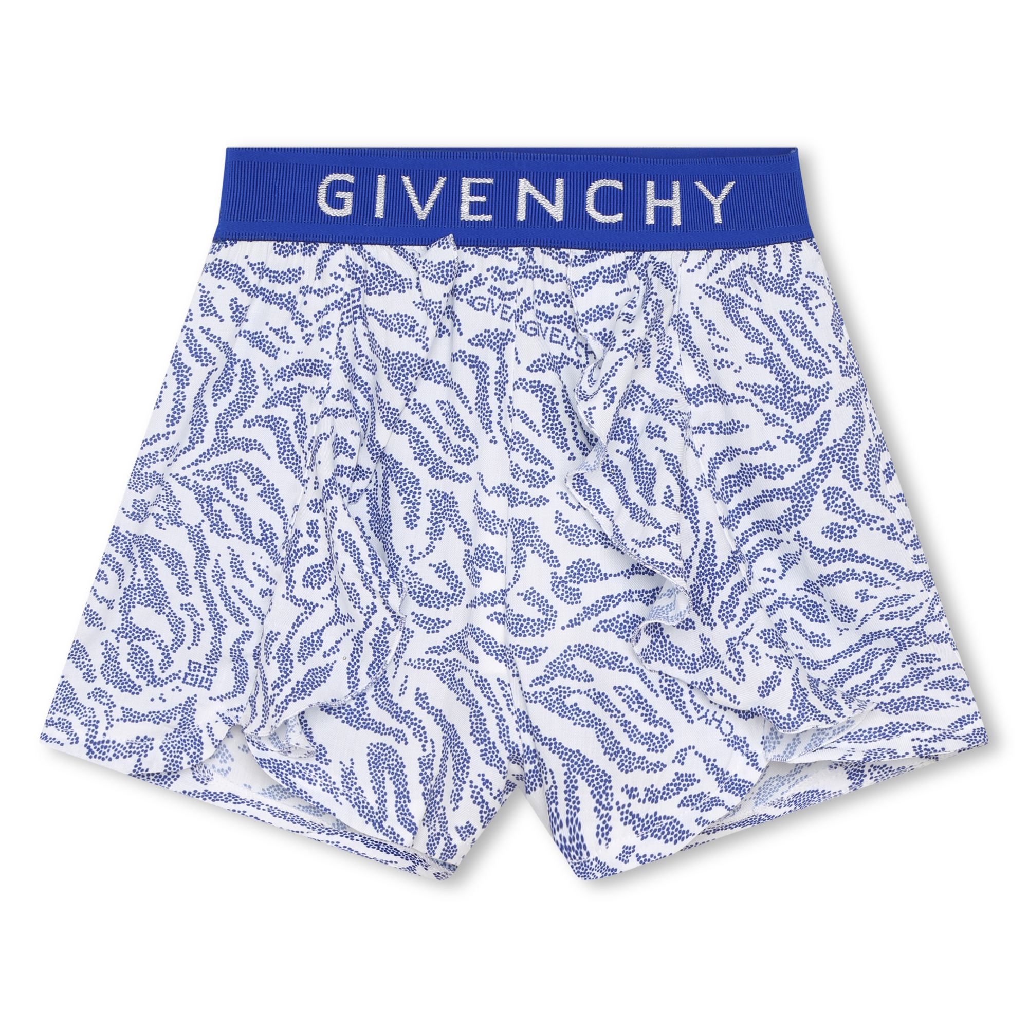 GIVENCHY Ruffled printed shorts girl undefined - | Kids around