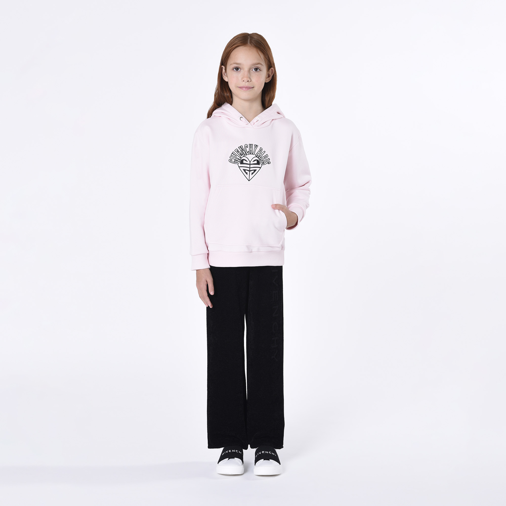Wide leg plain knit trousers GIVENCHY for GIRL