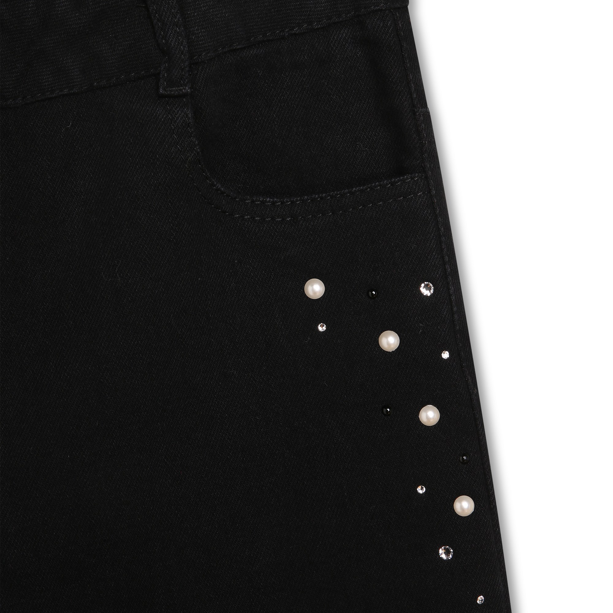 Jean large perles et strass GIVENCHY pour FILLE
