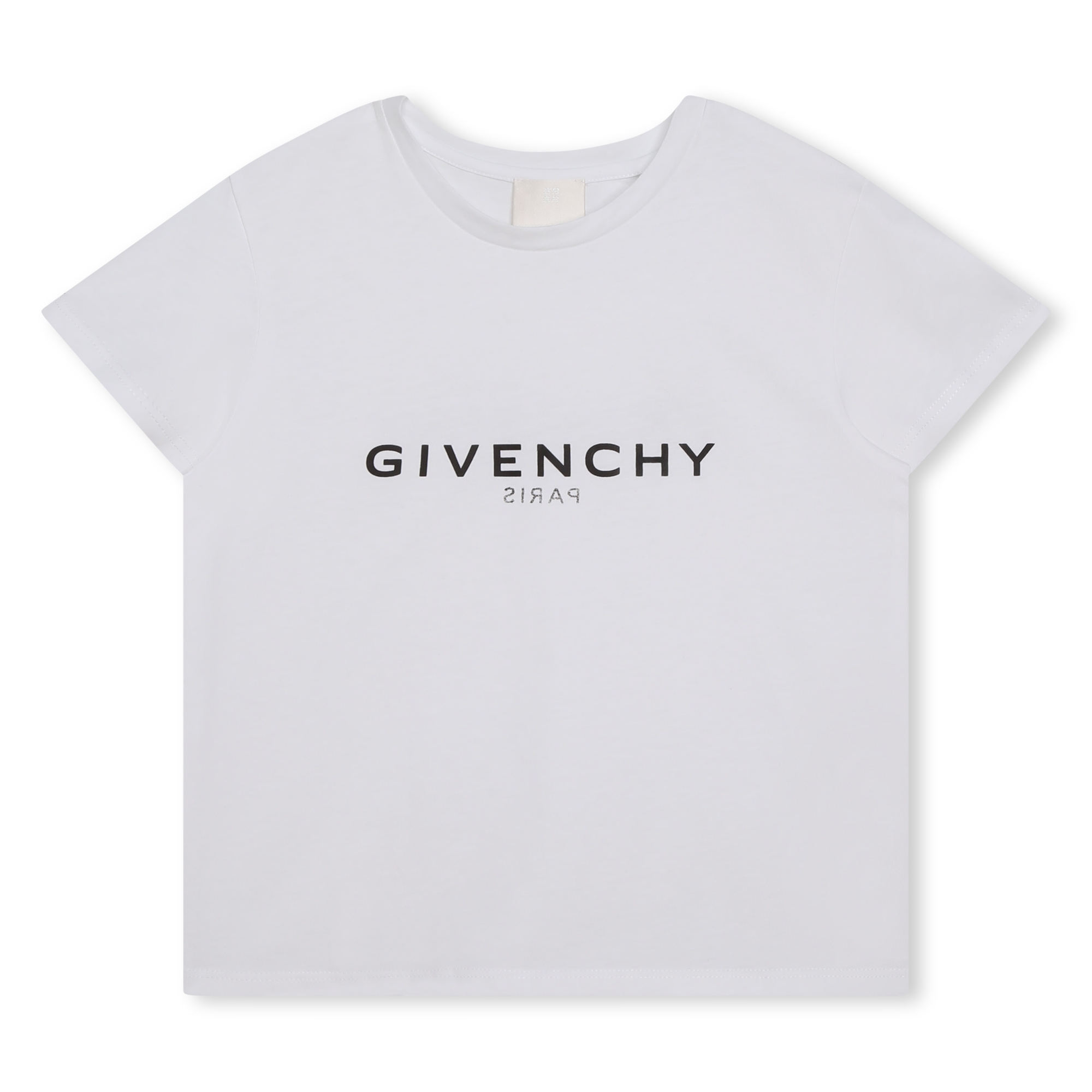 T-shirt avec imprimé inversé GIVENCHY pour FILLE