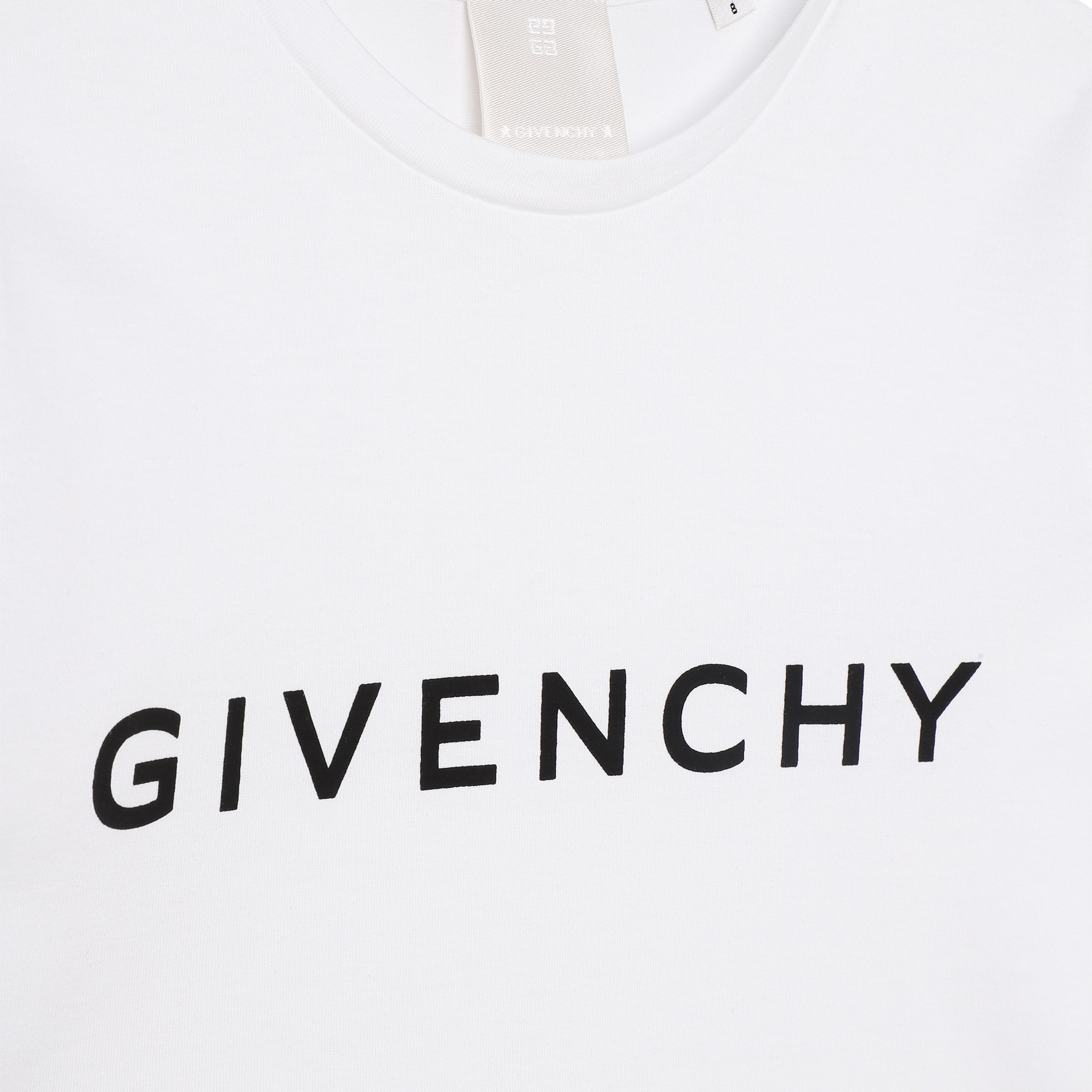 Camiseta de manga larga y logo GIVENCHY para NIÑA