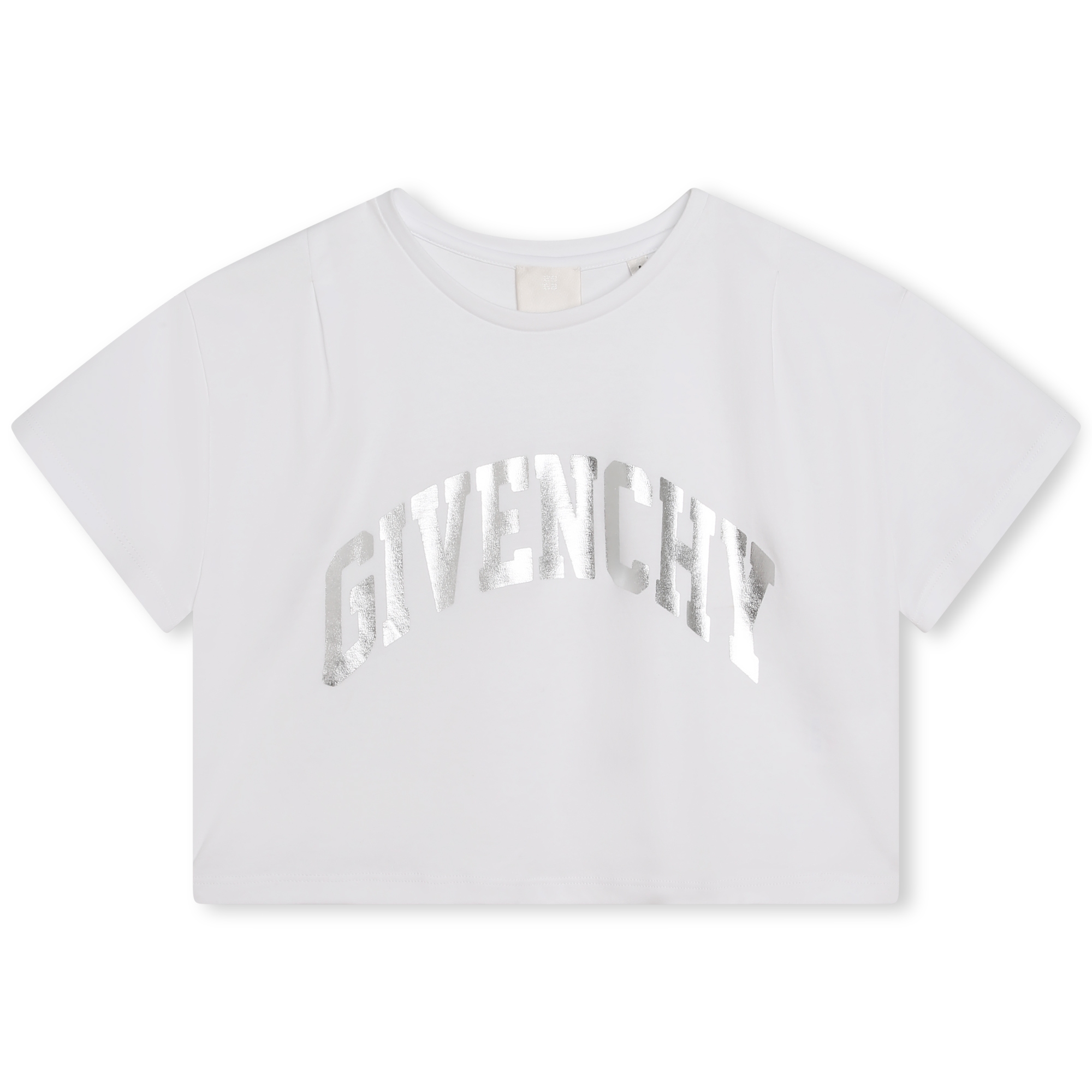 T-shirt in cotone con pieghe GIVENCHY Per BAMBINA
