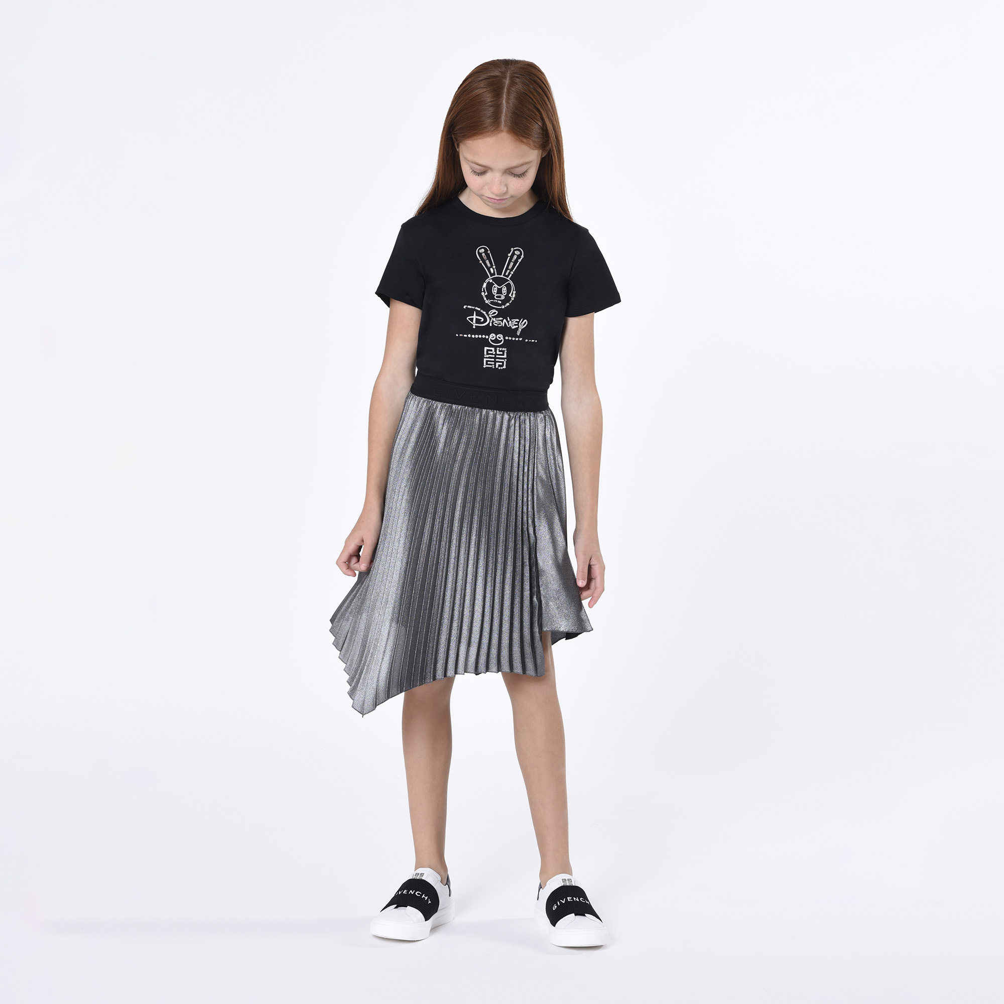 Embroidered T-shirt with strass GIVENCHY for GIRL