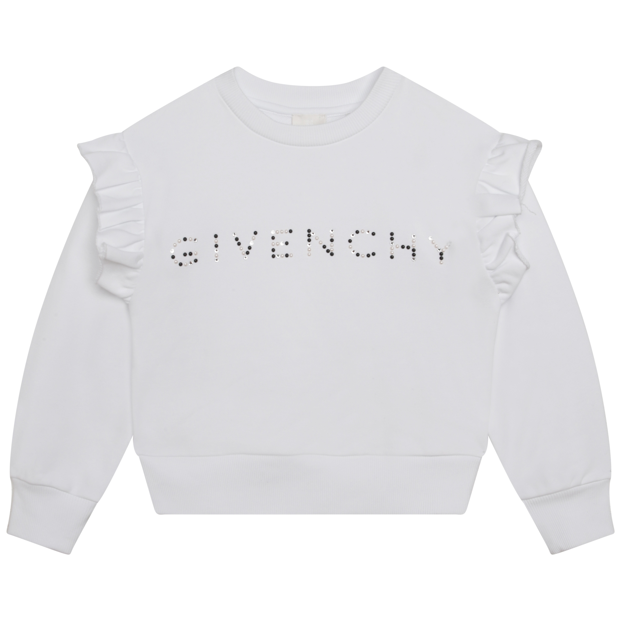 Rhinestone fleece sweatshirt GIVENCHY for GIRL