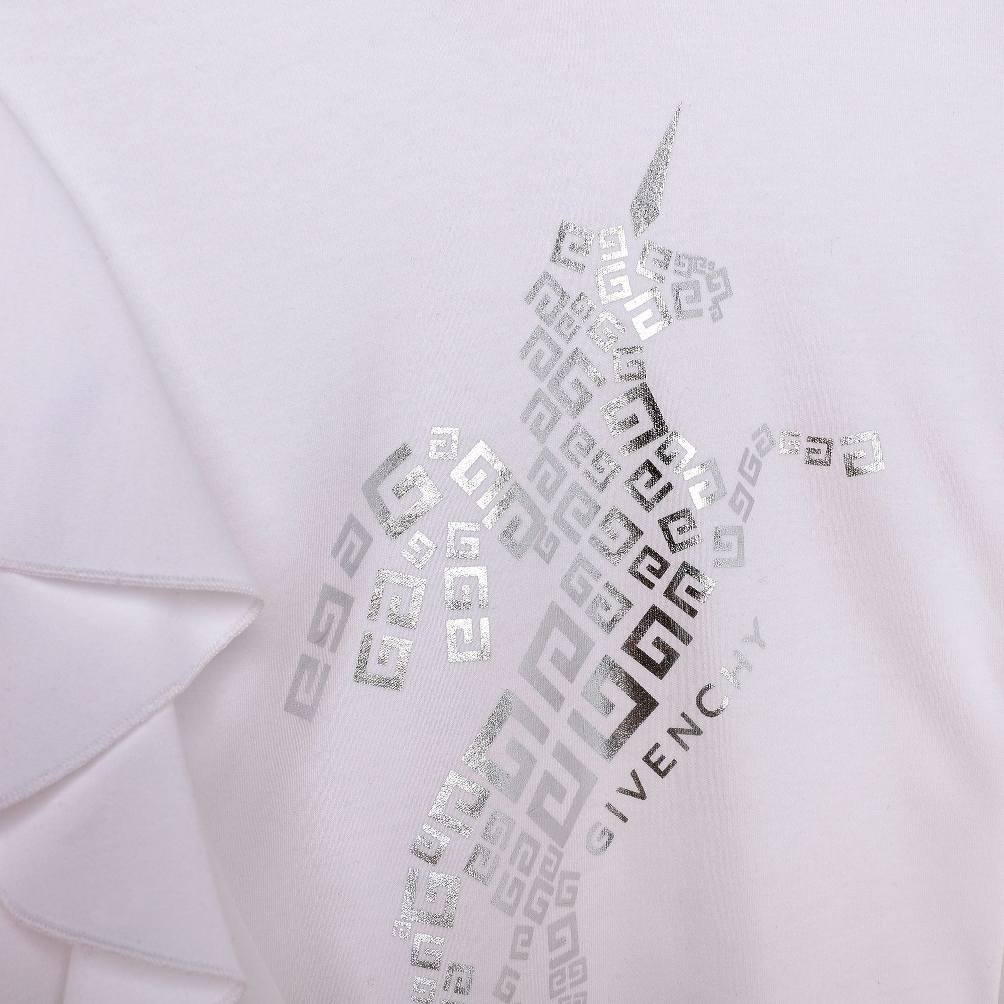 T-shirt con volant in cotone GIVENCHY Per BAMBINA