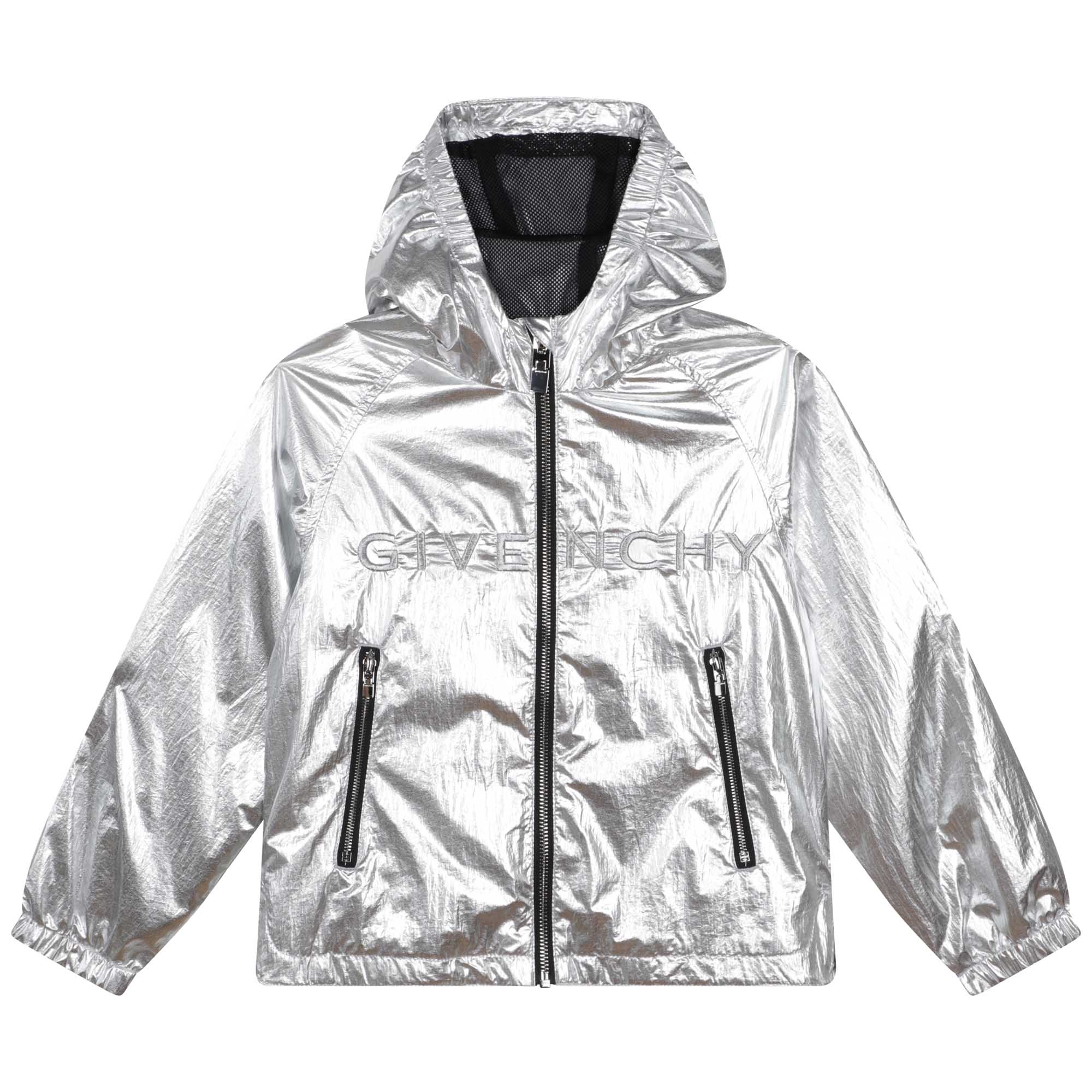 Hooded waterproof windcheater GIVENCHY for GIRL