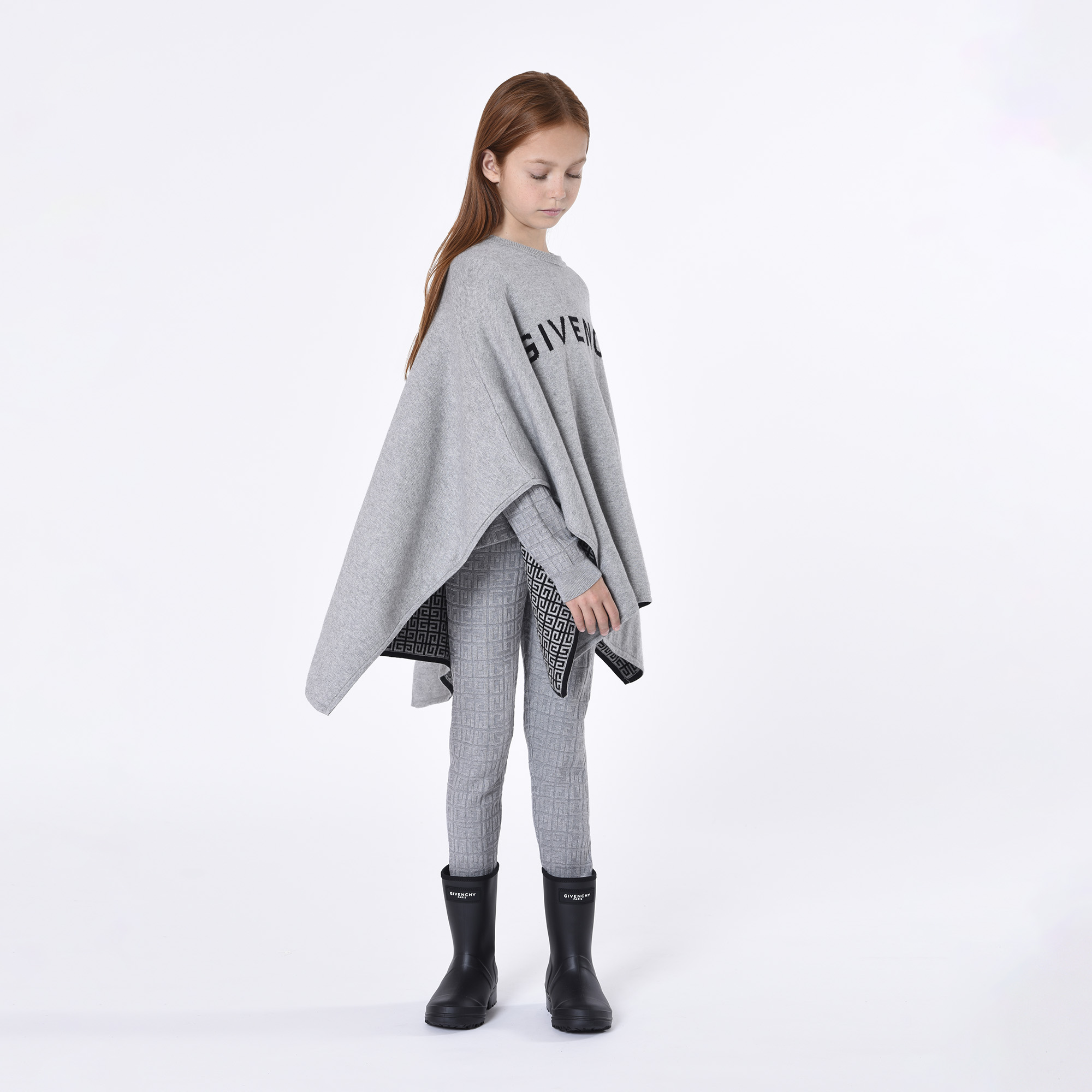 Reversible knitted cape GIVENCHY for GIRL