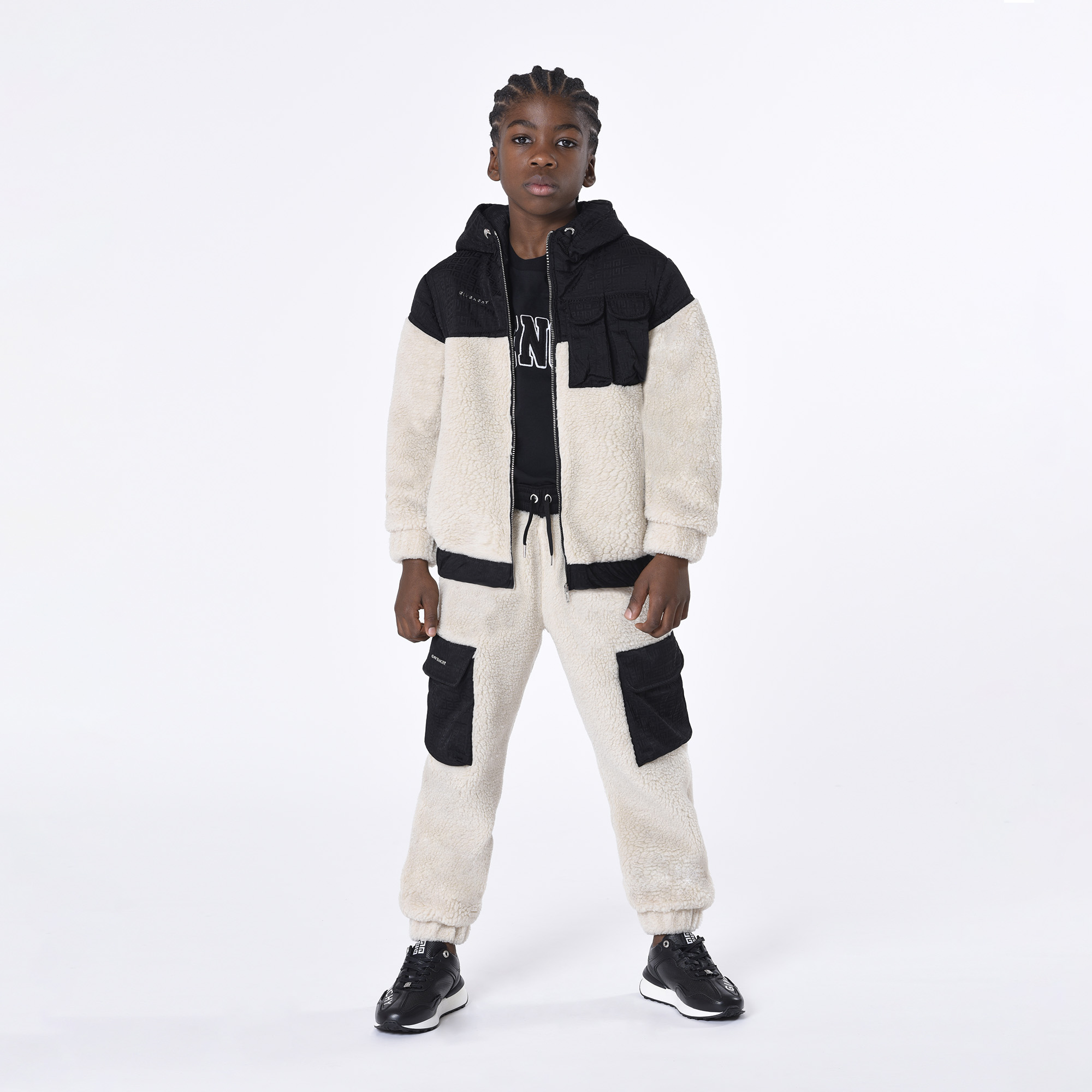 Fleecy cargo trousers GIVENCHY for BOY