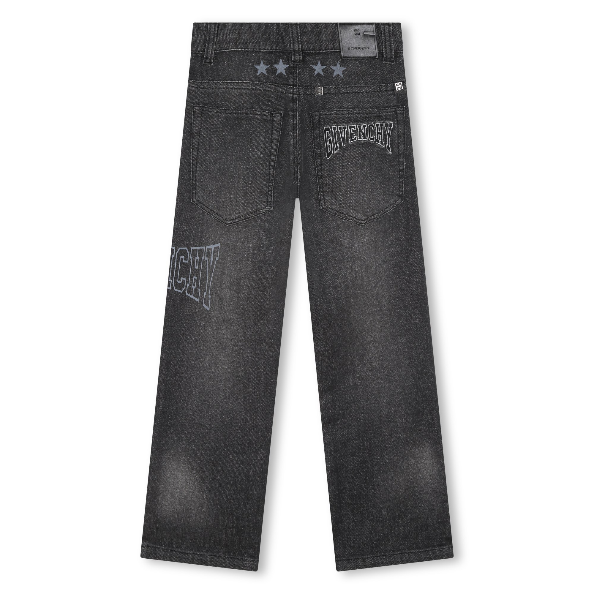 Adjustable jeans with patches GIVENCHY for BOY