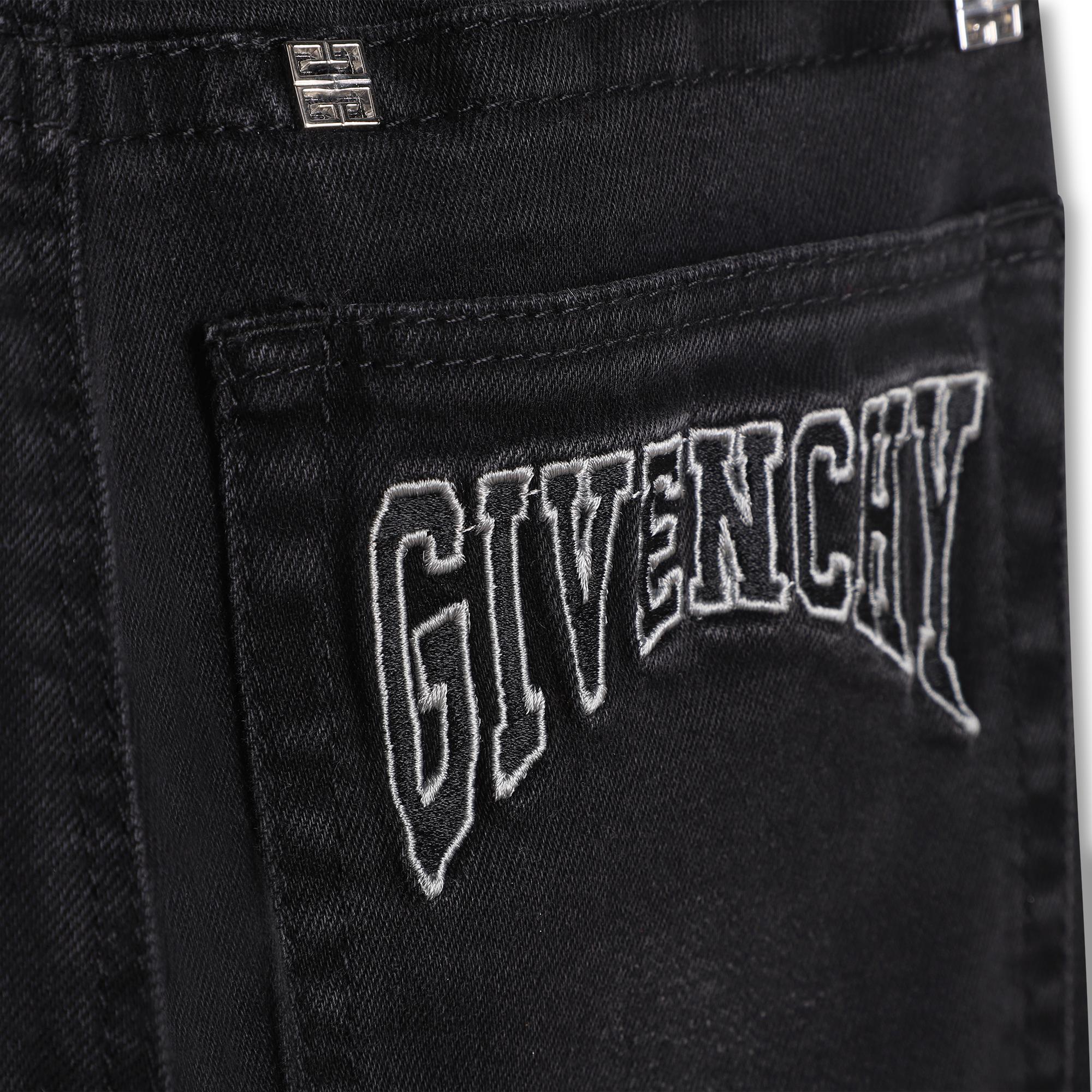 Verstelbare jeans met badges GIVENCHY Voor