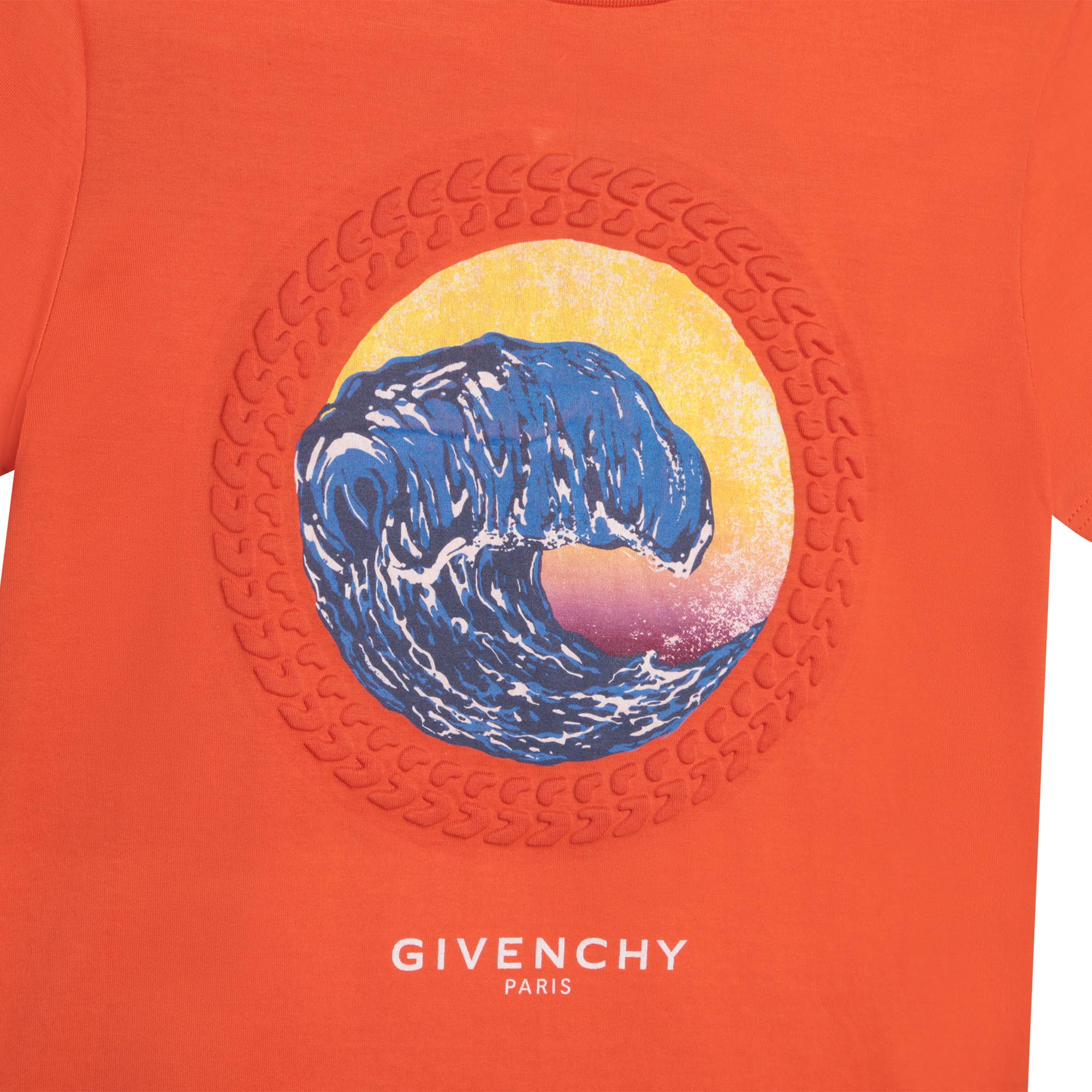 T-shirt imprimé vague GIVENCHY pour GARCON