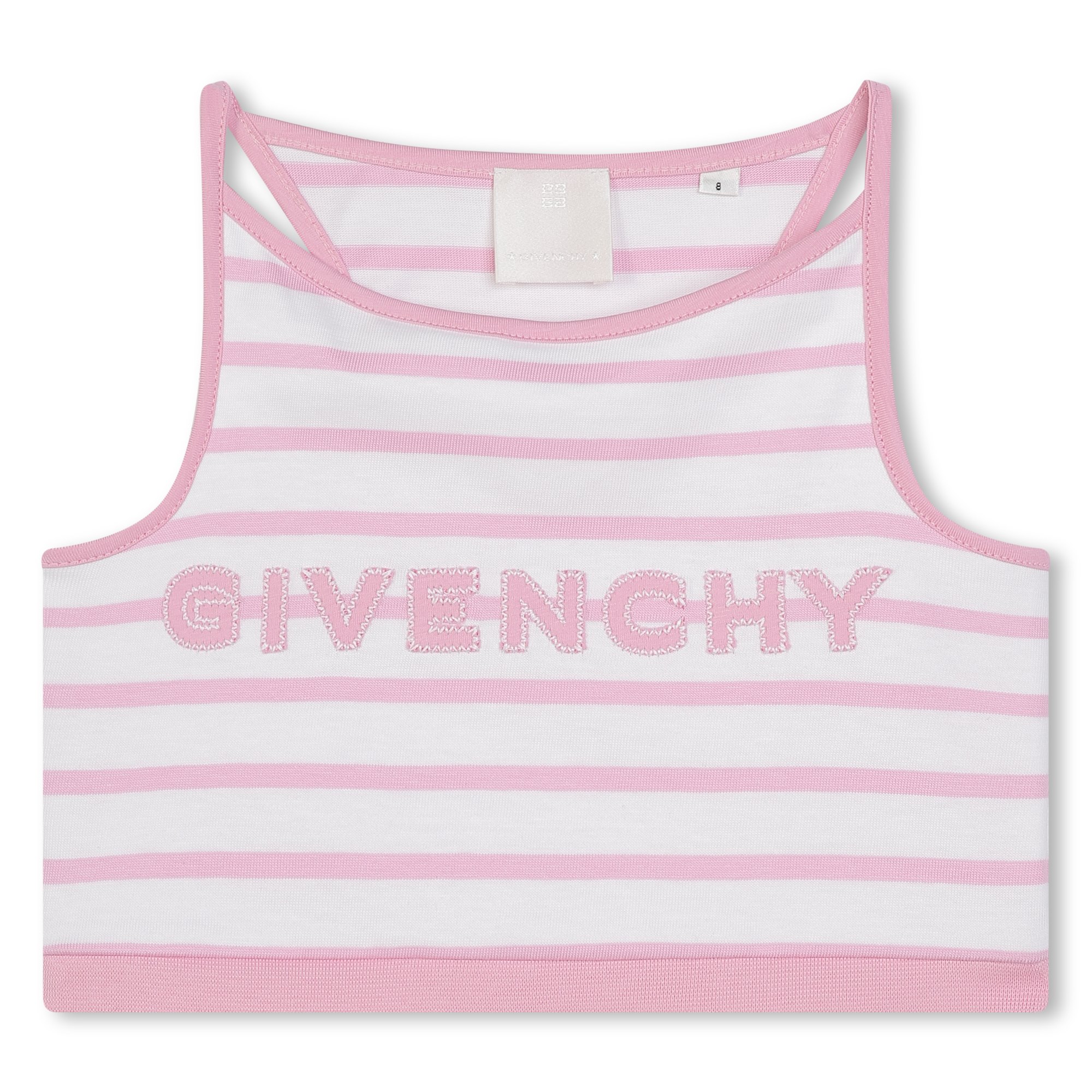 Striped cotton vest top GIVENCHY for GIRL