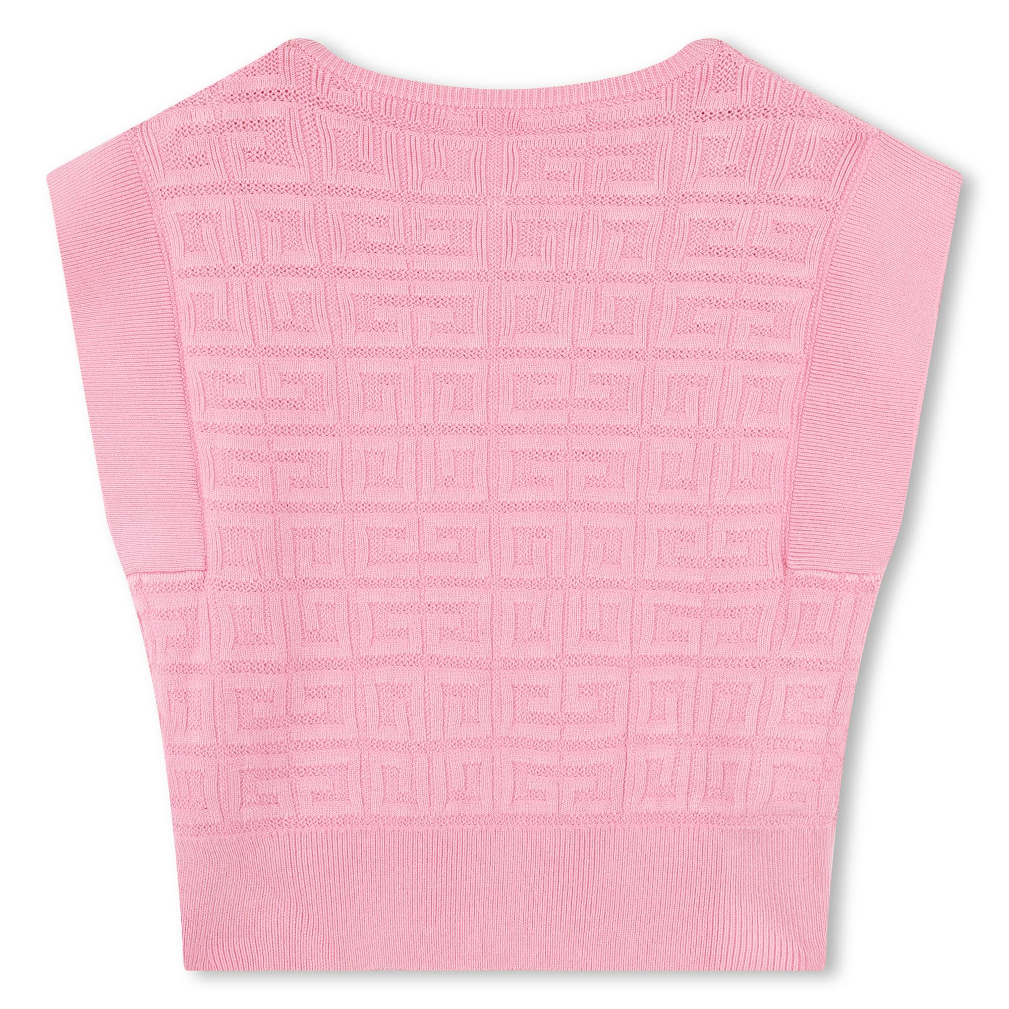 Sleeveless knitted jumper GIVENCHY for GIRL