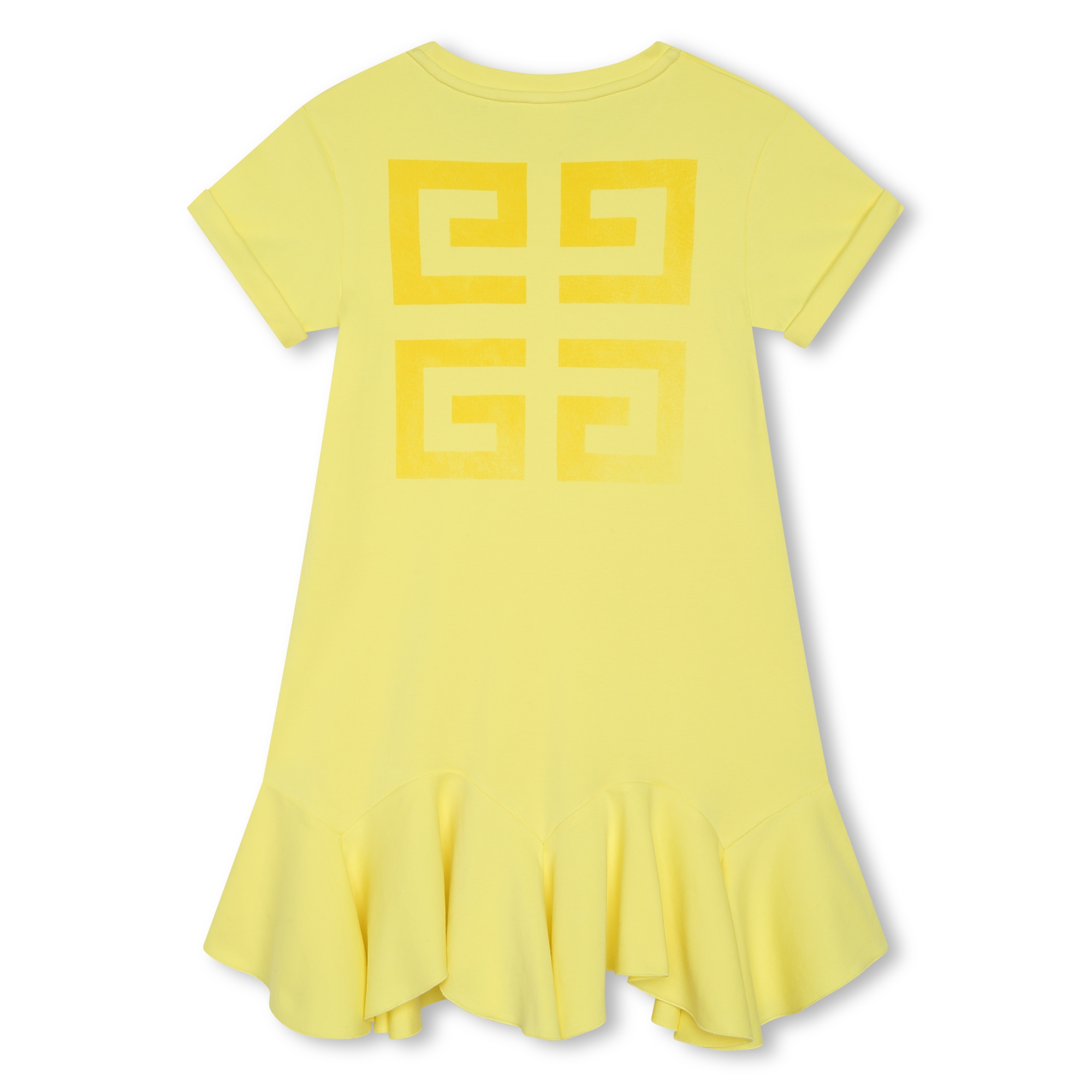 Ruffled cotton dress GIVENCHY for GIRL