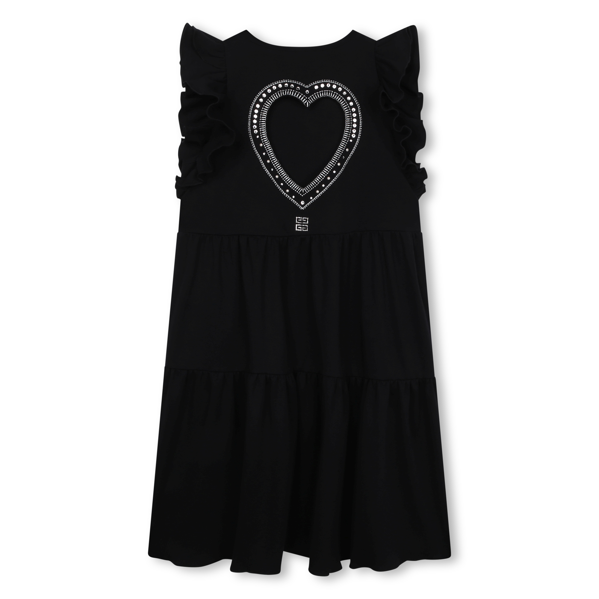 Cotton dress with diamantés GIVENCHY for GIRL