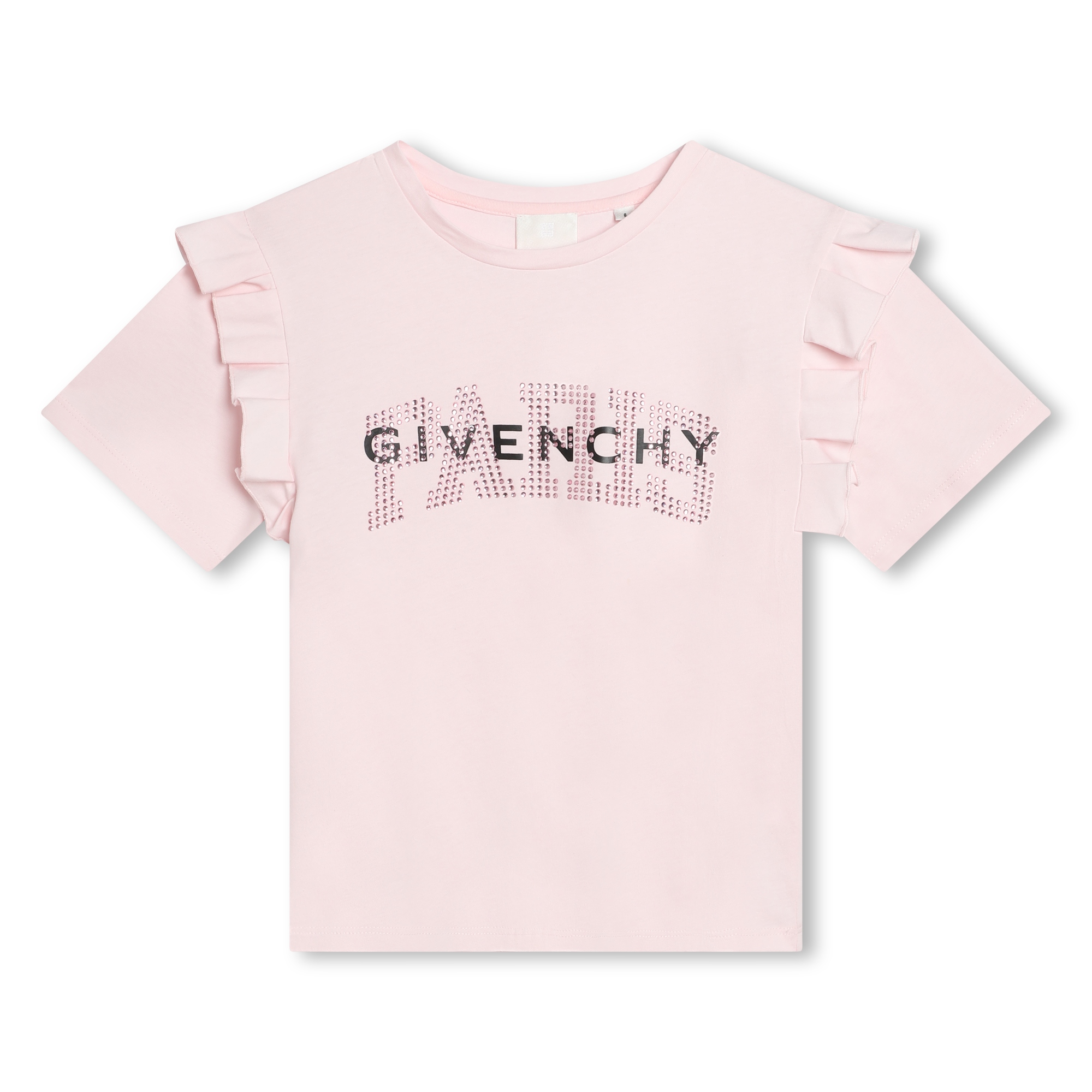 Ruffled cotton T-shirt GIVENCHY for GIRL