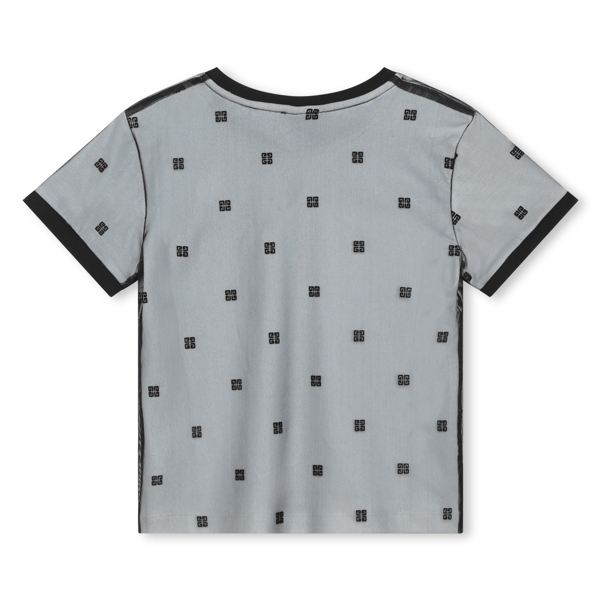 T-shirt bimatière imprimé GIVENCHY pour FILLE