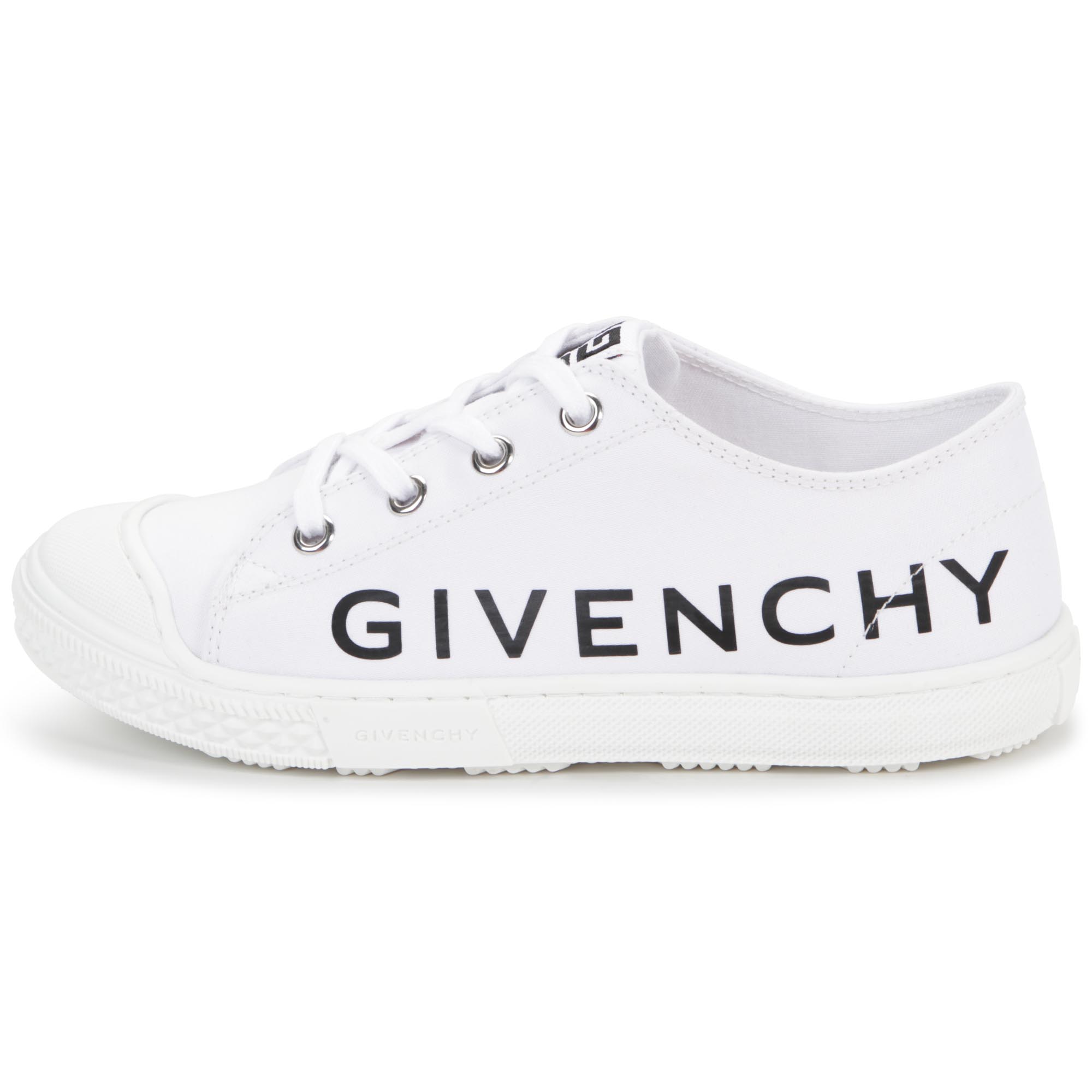 Lace-up canvas trainers GIVENCHY for BOY