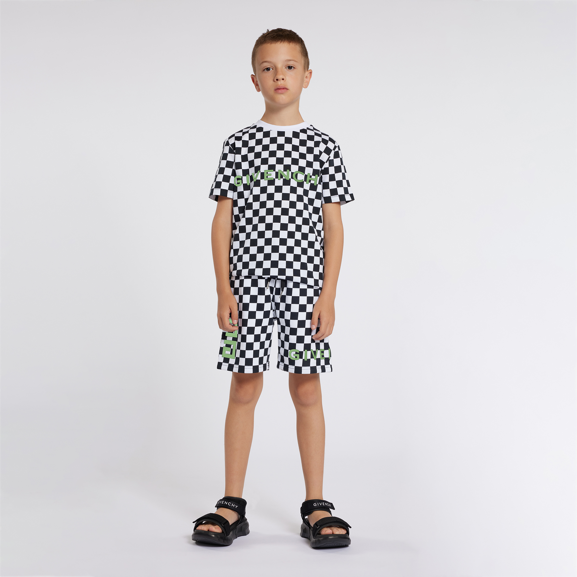 Hook-and-loop printed sandals GIVENCHY for BOY