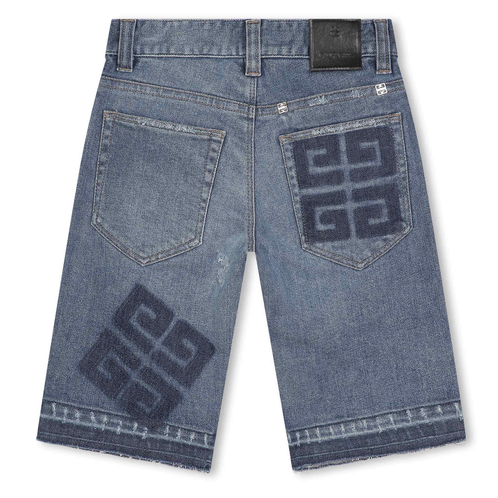 Verstellbare Jeans-Bermudas GIVENCHY Für JUNGE