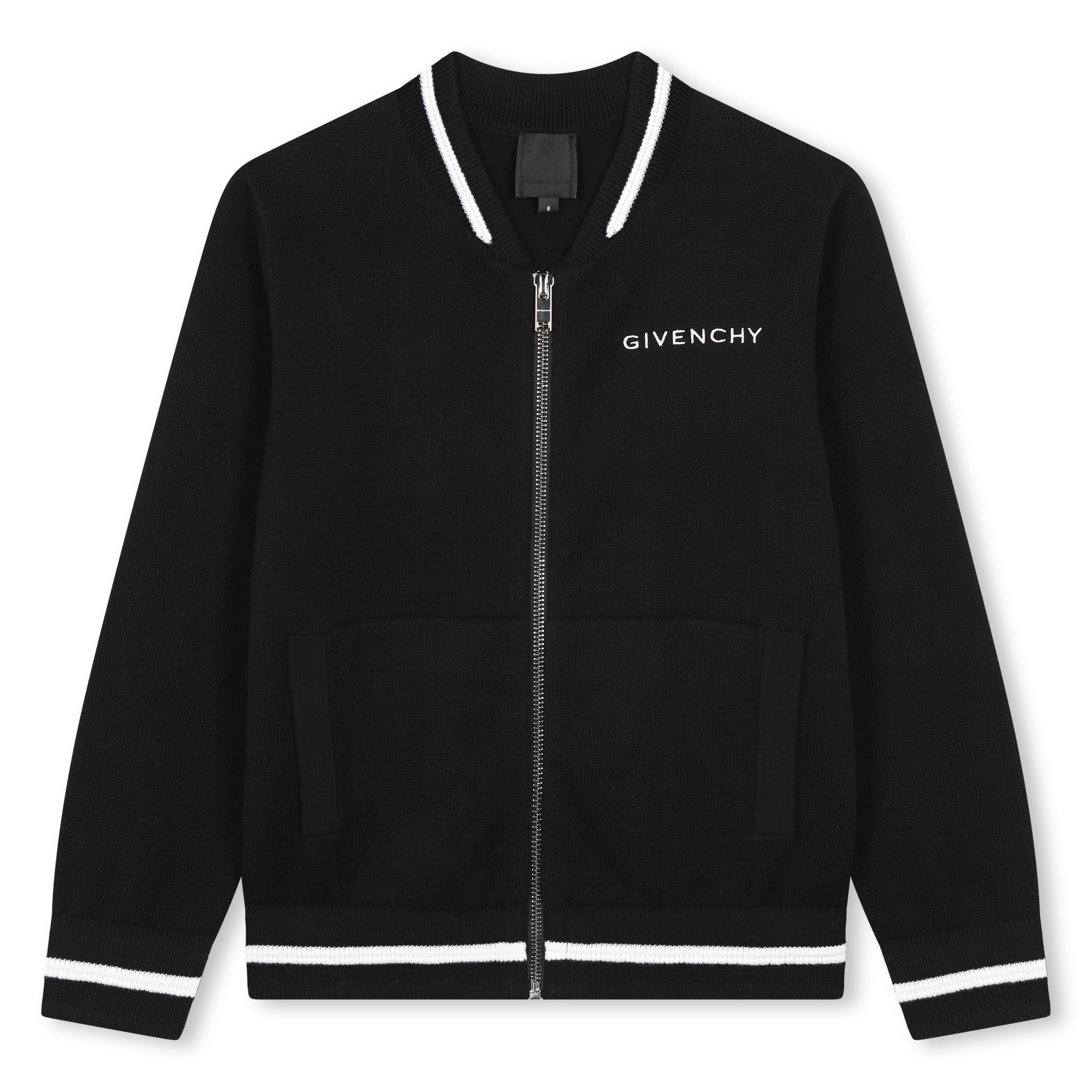 GIVENCHY Cardigan en tricot garcon noir Kids around