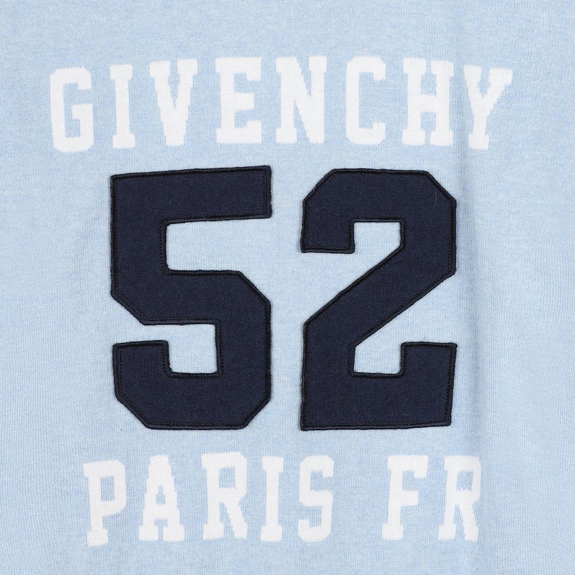 GIVENCHY Knitted jumper boy blue Kids around