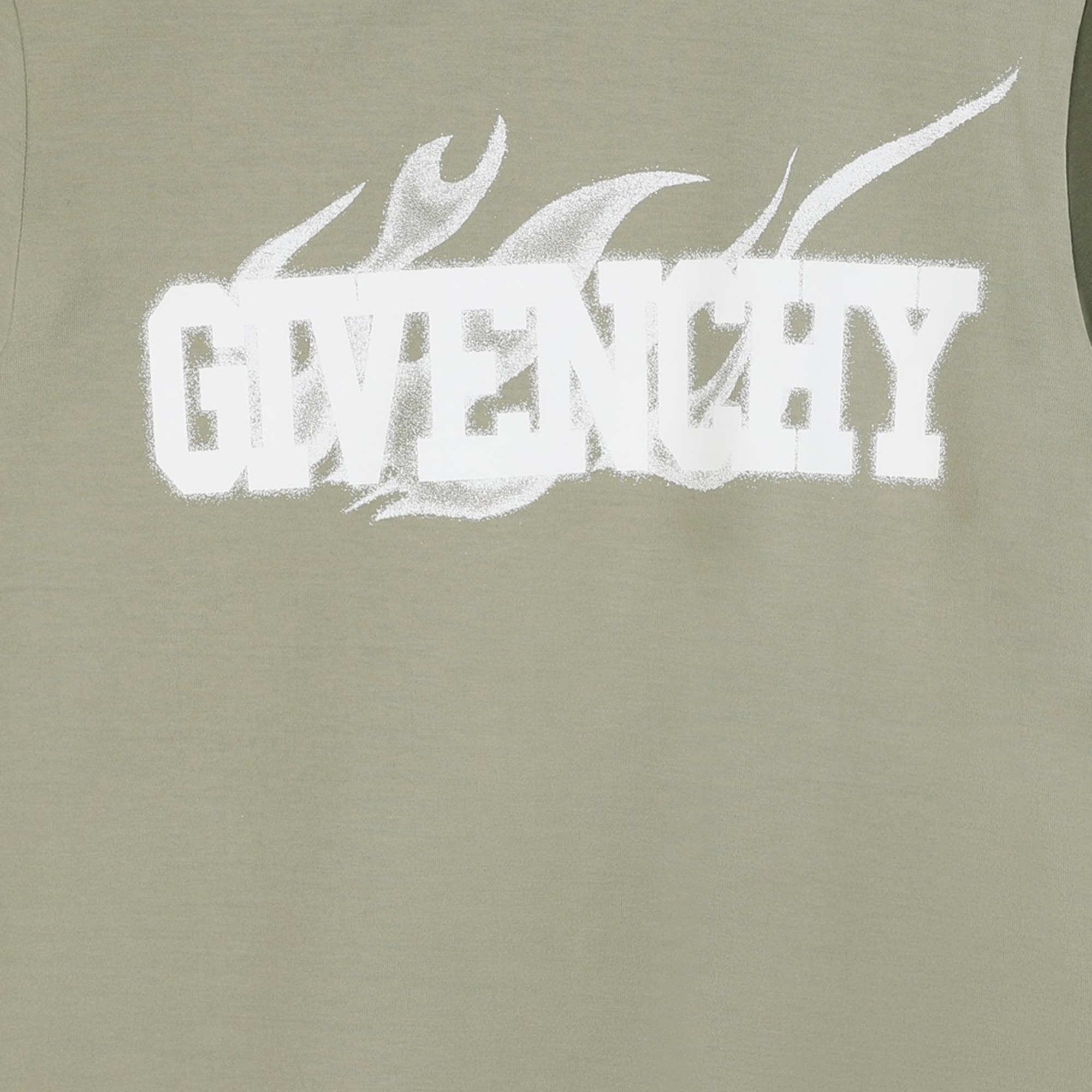 Driekleurig T-shirt met print GIVENCHY Voor