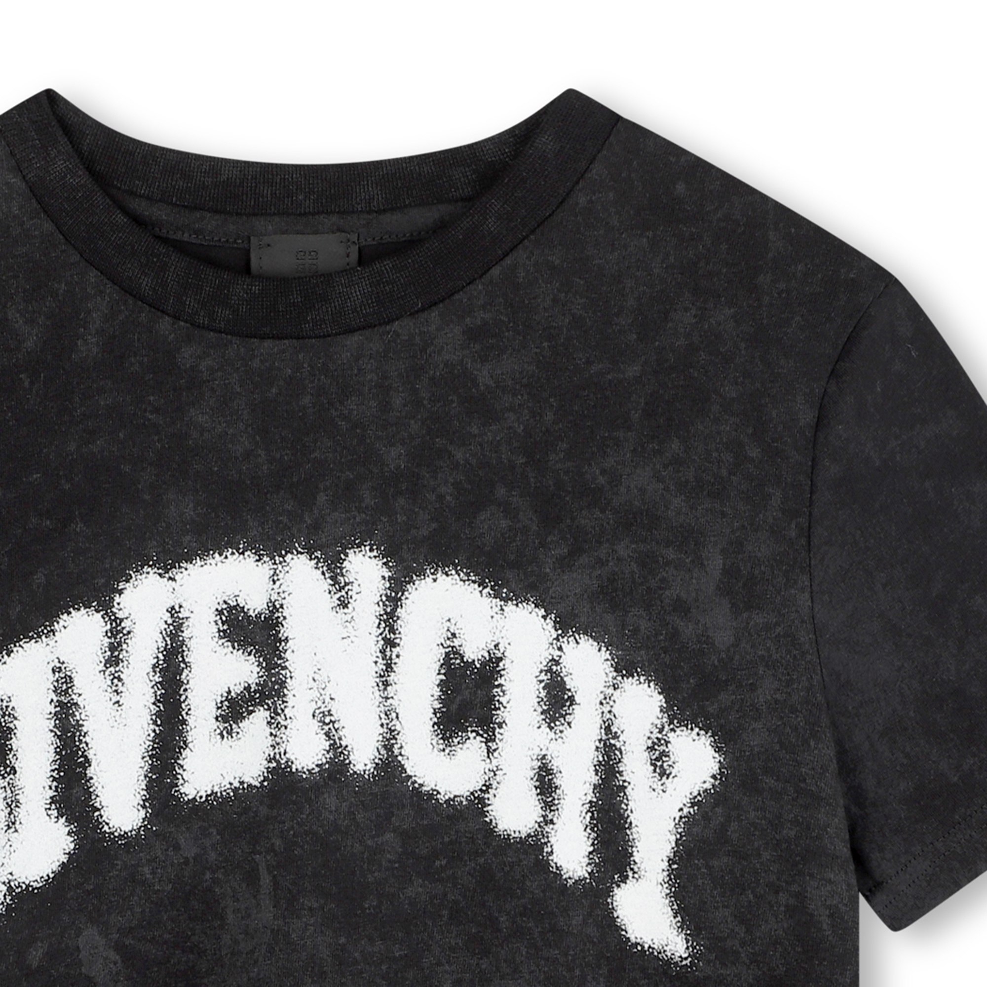 GIVENCHY T shirt with blurred prints boy black Kids around