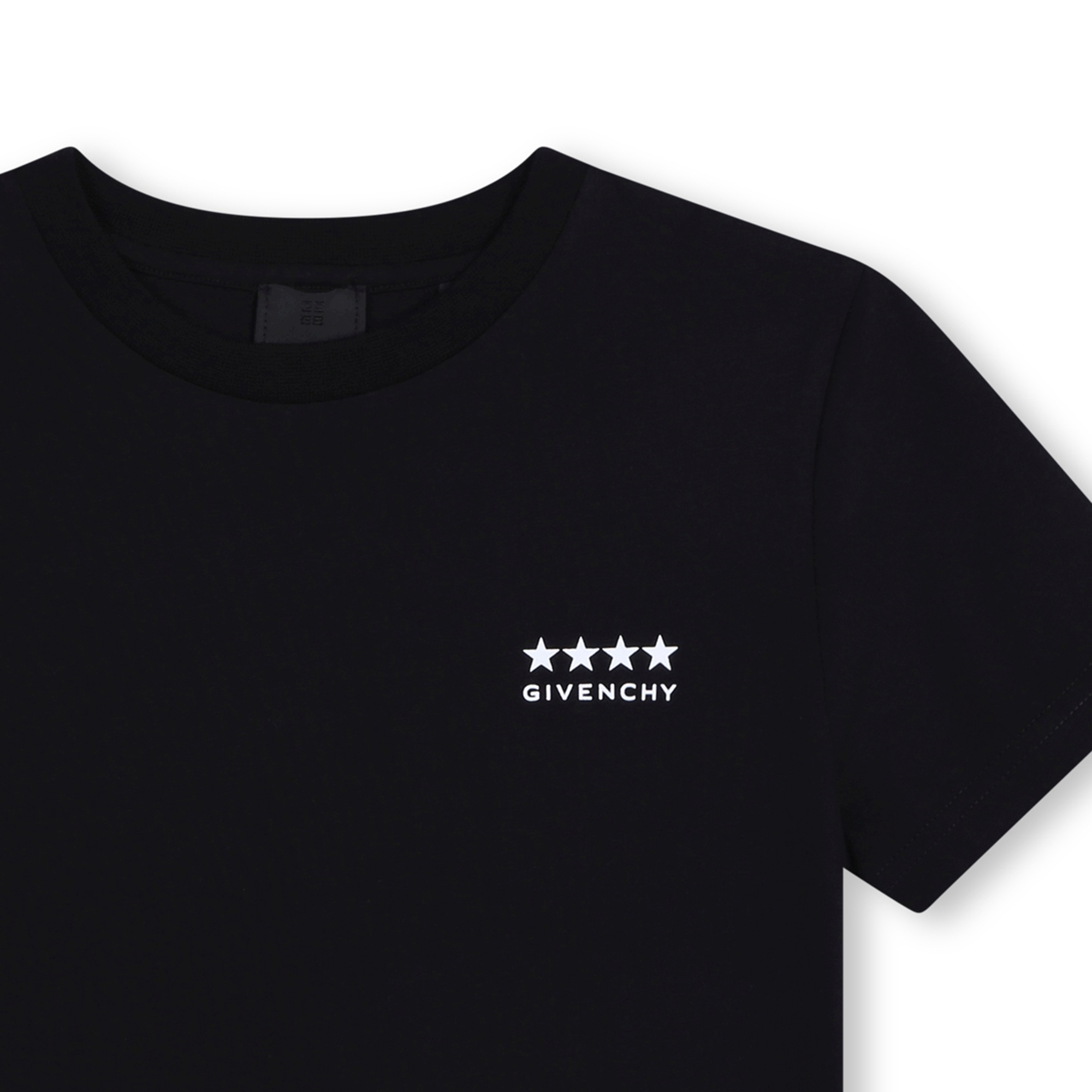 T-Shirt mit Sternen und Logos GIVENCHY Für JUNGE