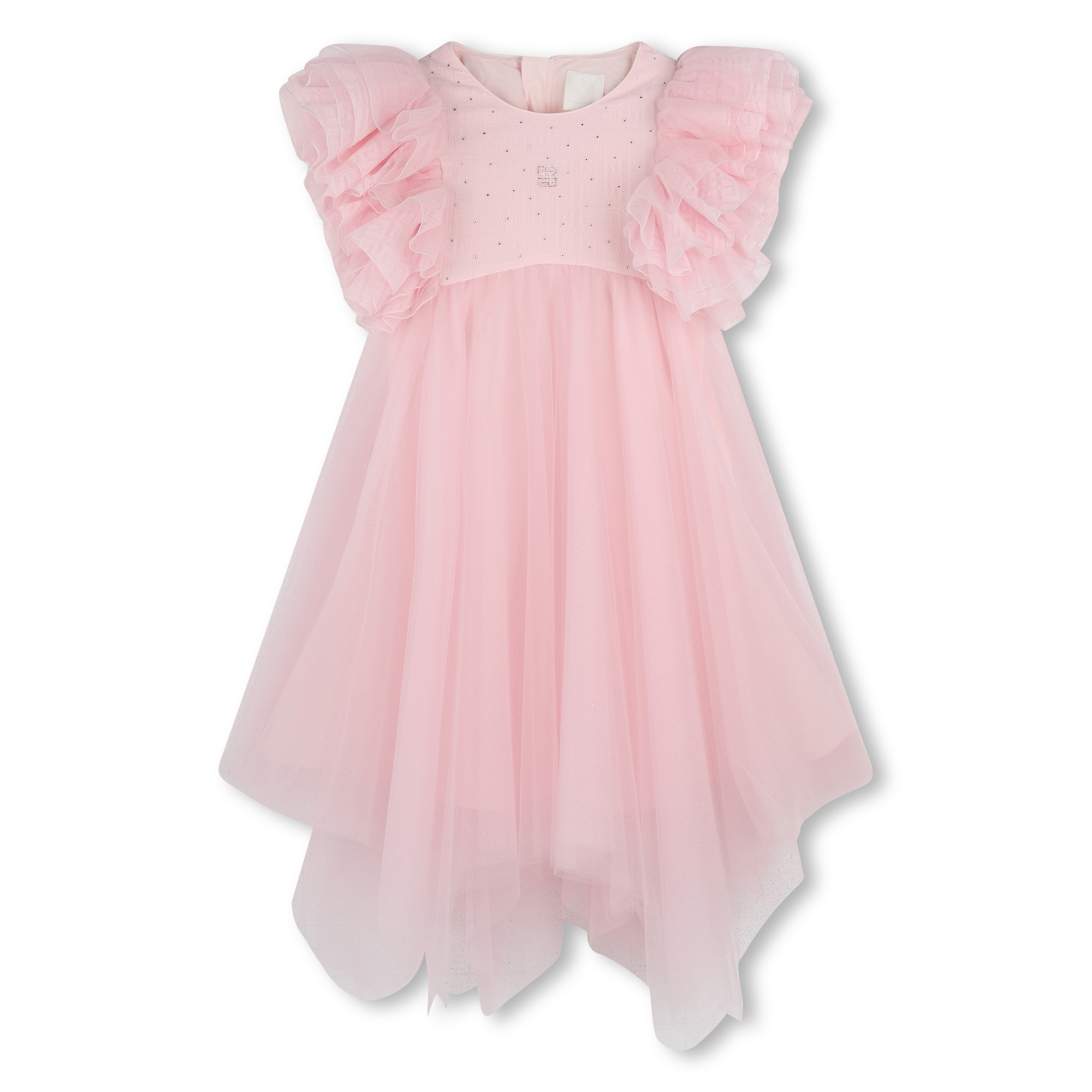 Dress with tulle and diamantés GIVENCHY for GIRL