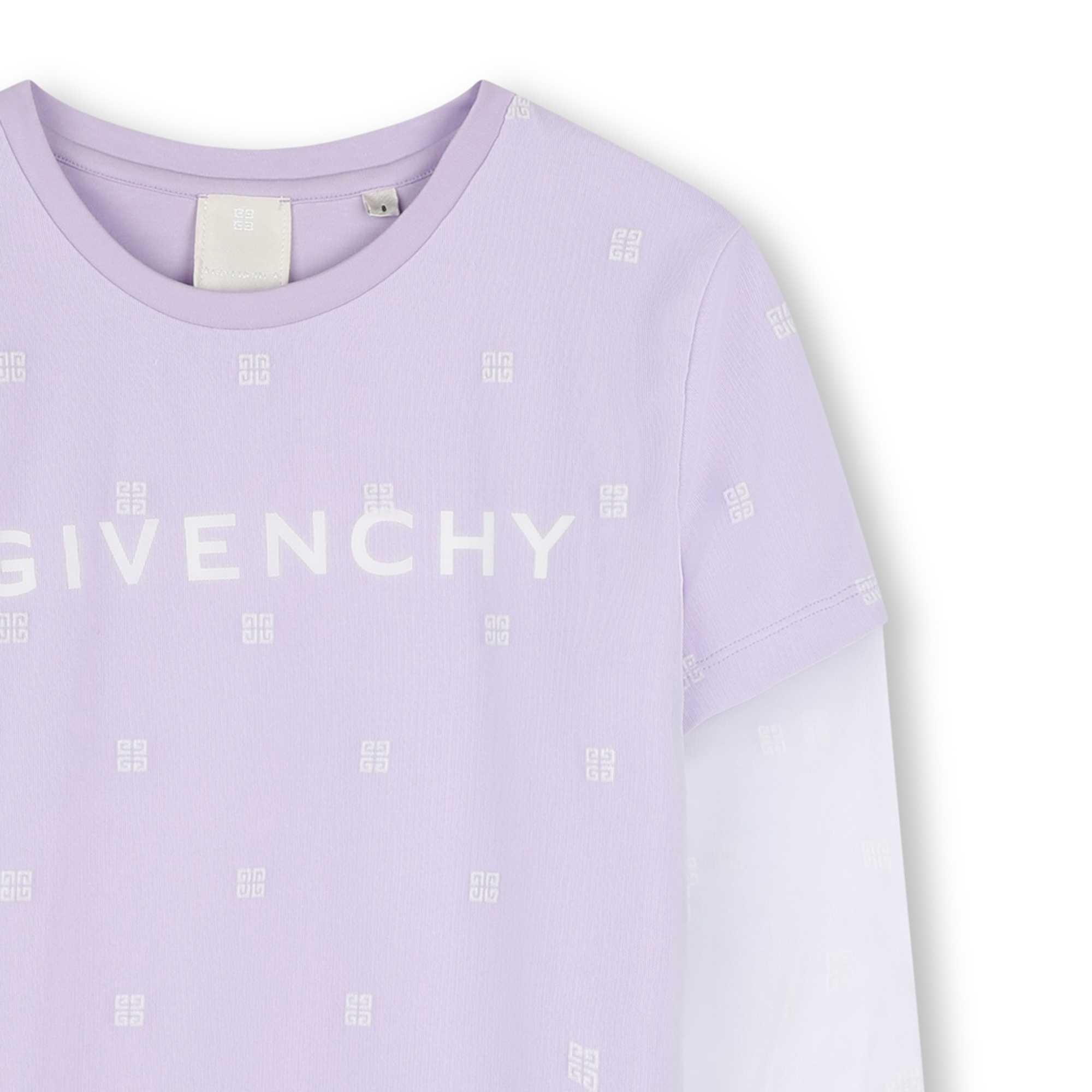 Rechte jurk met tule GIVENCHY Voor