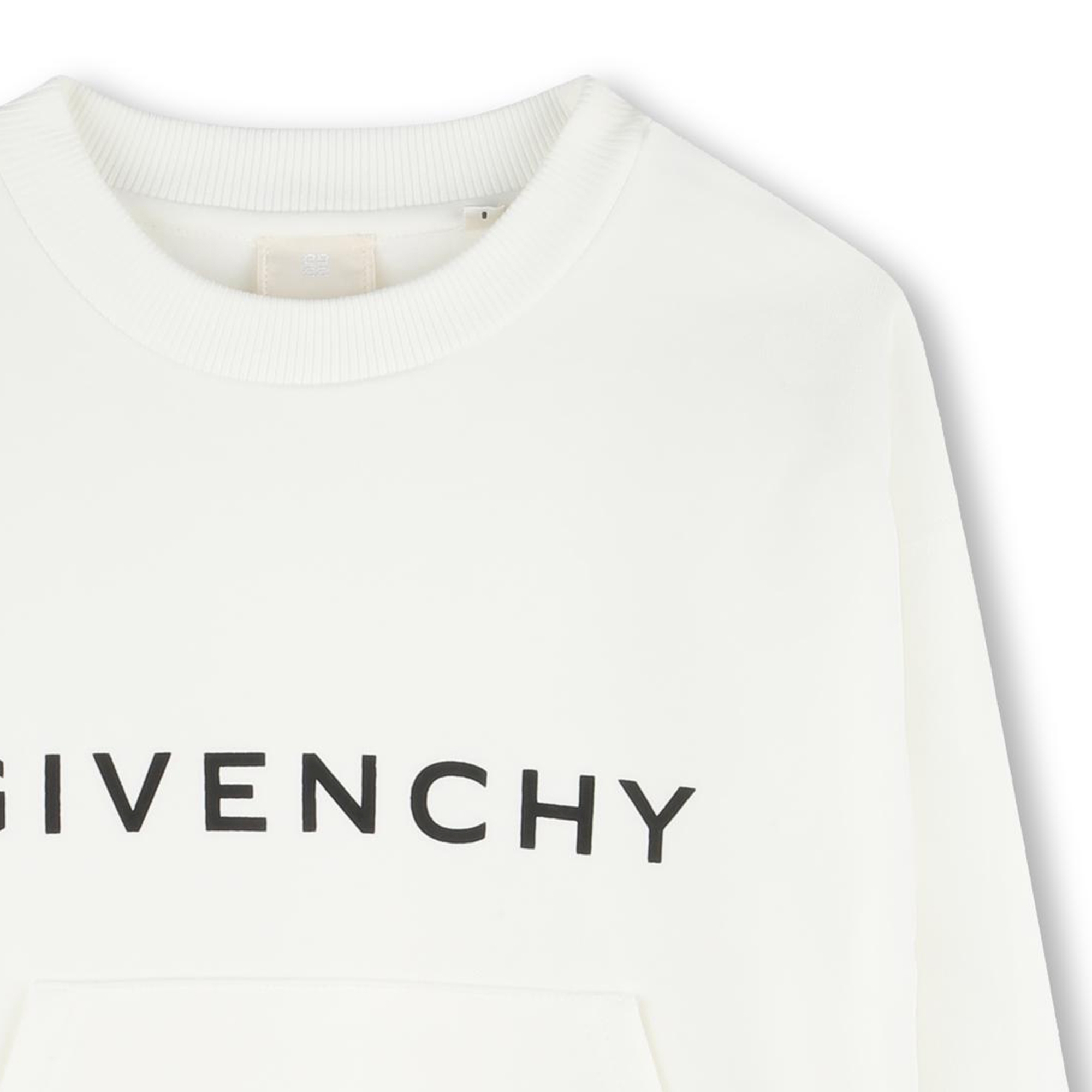 Sweat-shirt molletonné à poche GIVENCHY pour FILLE