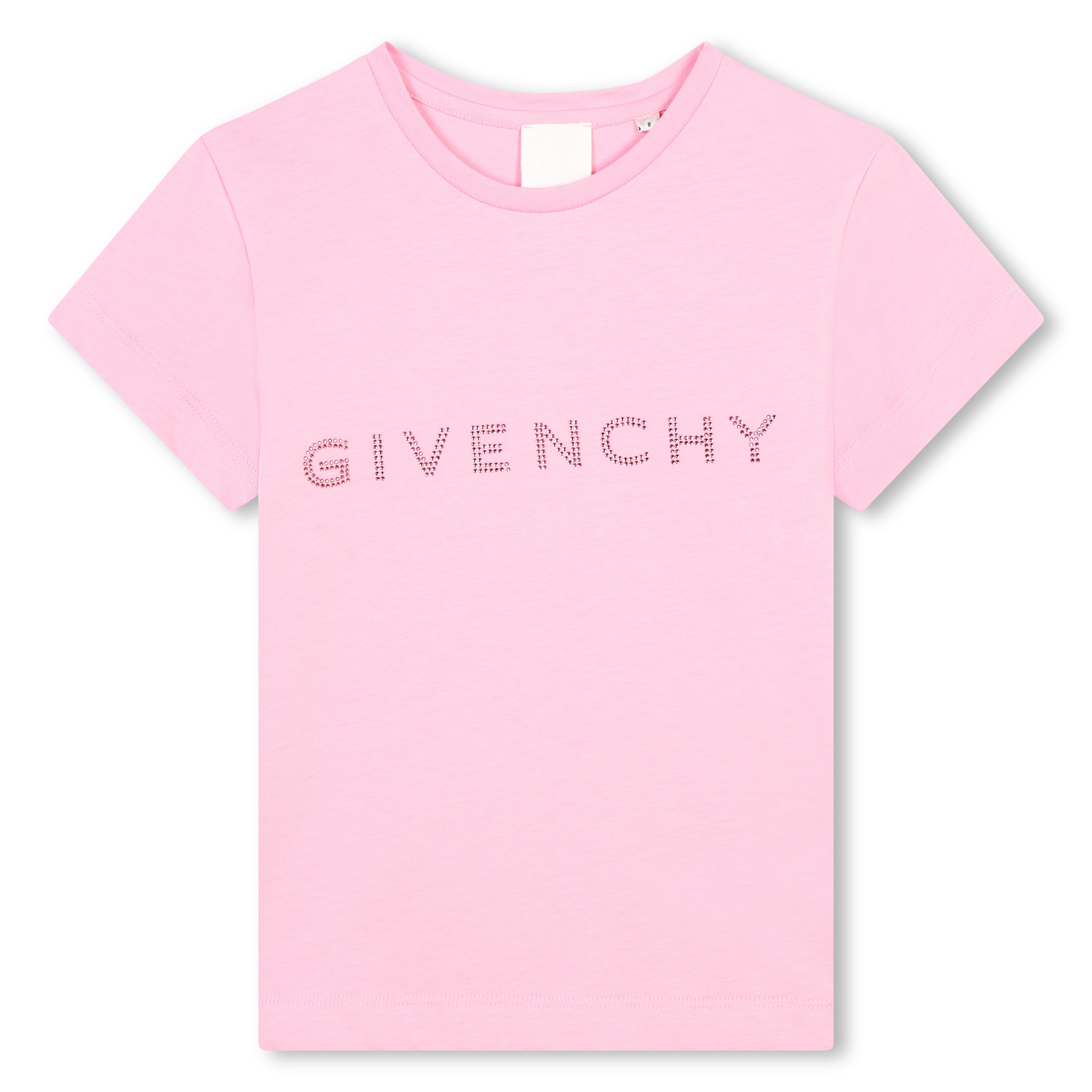 Cotton T-shirt with diamantés GIVENCHY for GIRL